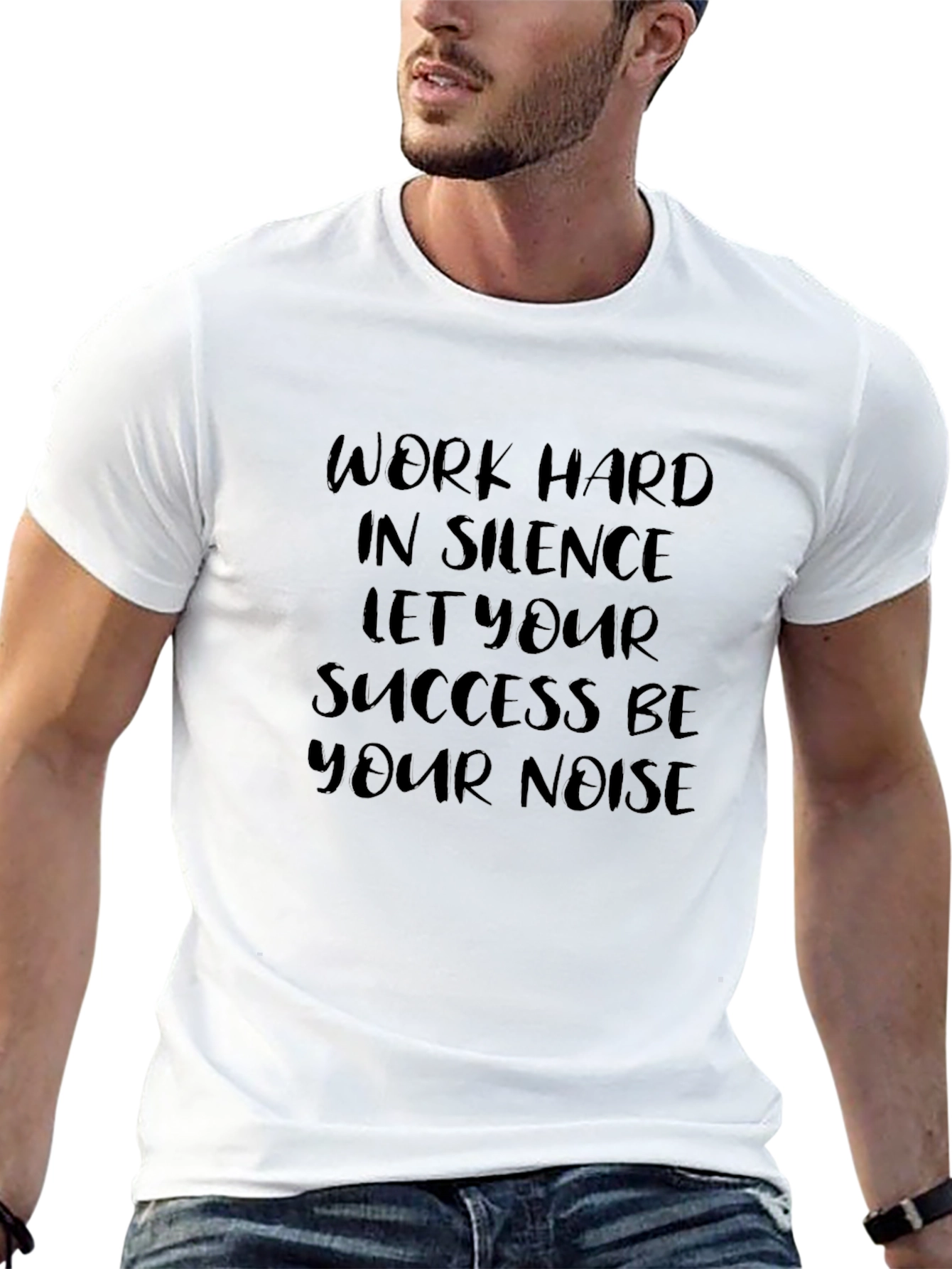 Work Hard in Silence Graphic T-Shirt