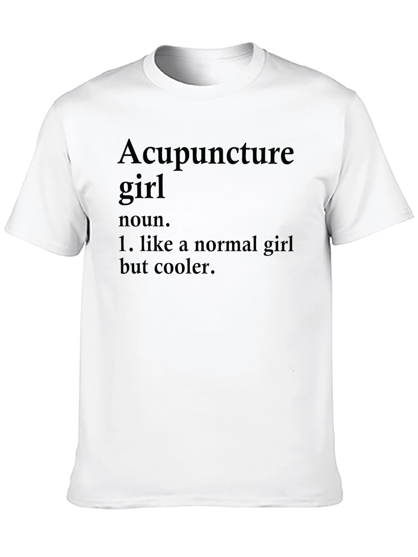 Acupuncture Girl Graphic Novelty T-Shirt