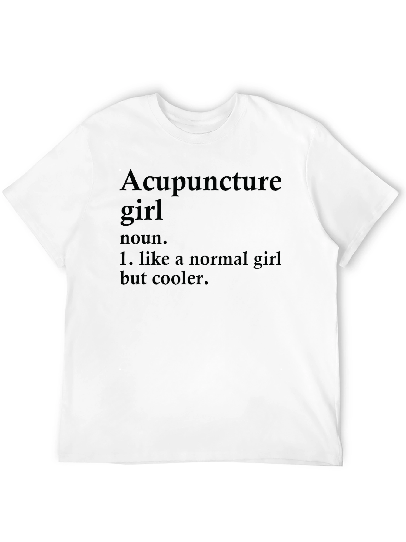 Acupuncture Girl Graphic Novelty T-Shirt