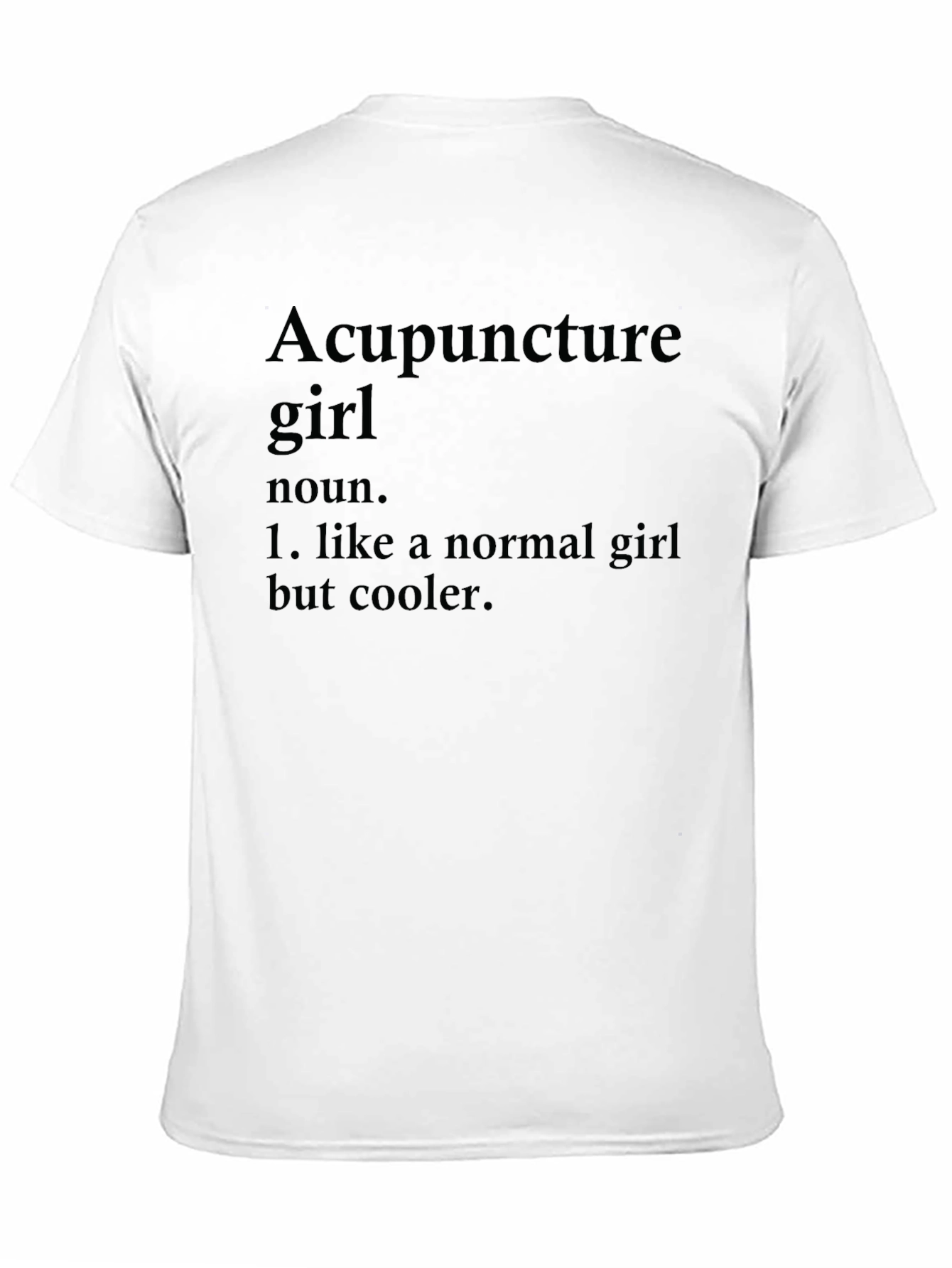 Acupuncture Girl Graphic Novelty T-Shirt