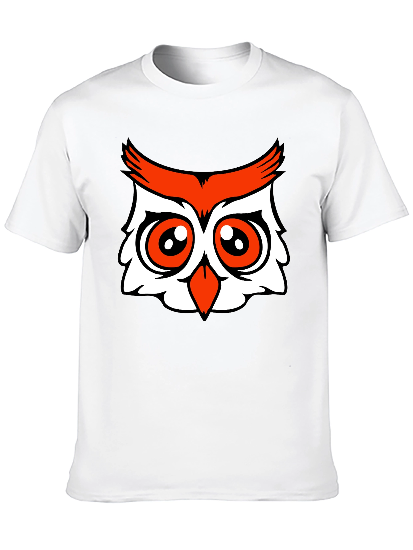 Owl Graphic Tee - Black Cotton Blend