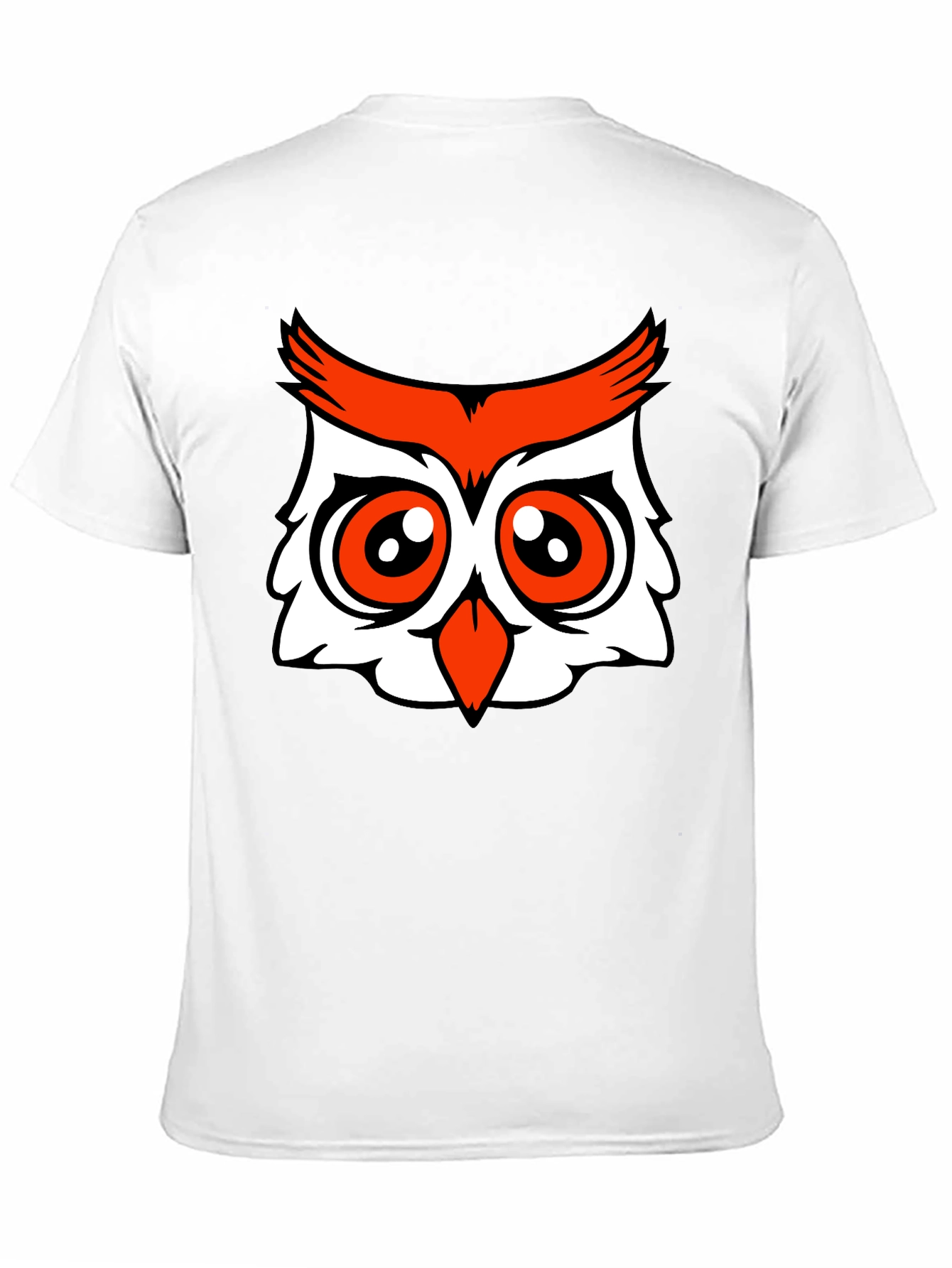 Owl Graphic Tee - Black Cotton Blend
