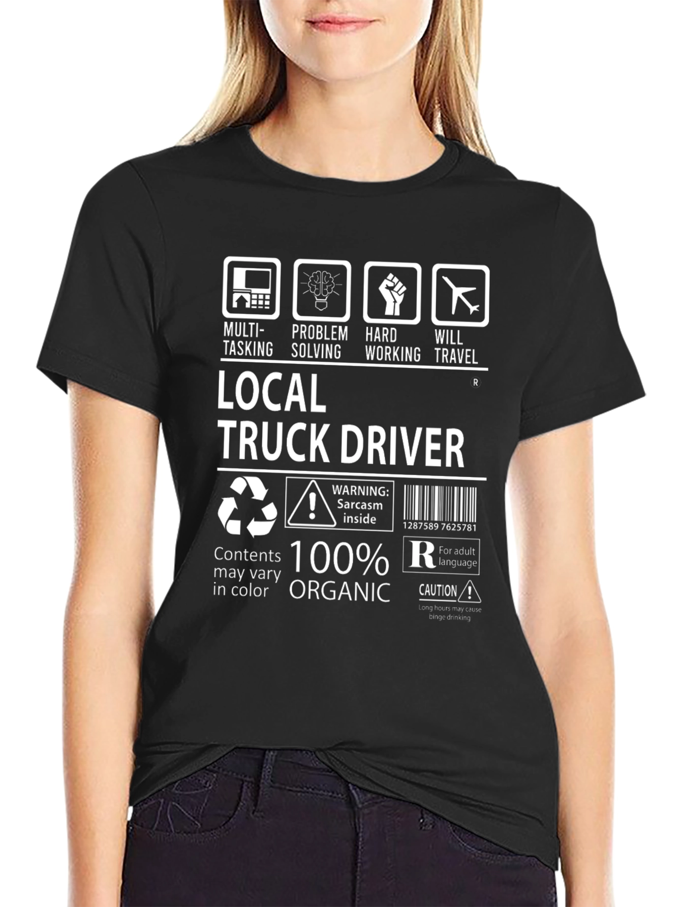 Local Truck Driver 100% Organic Graphic Tee