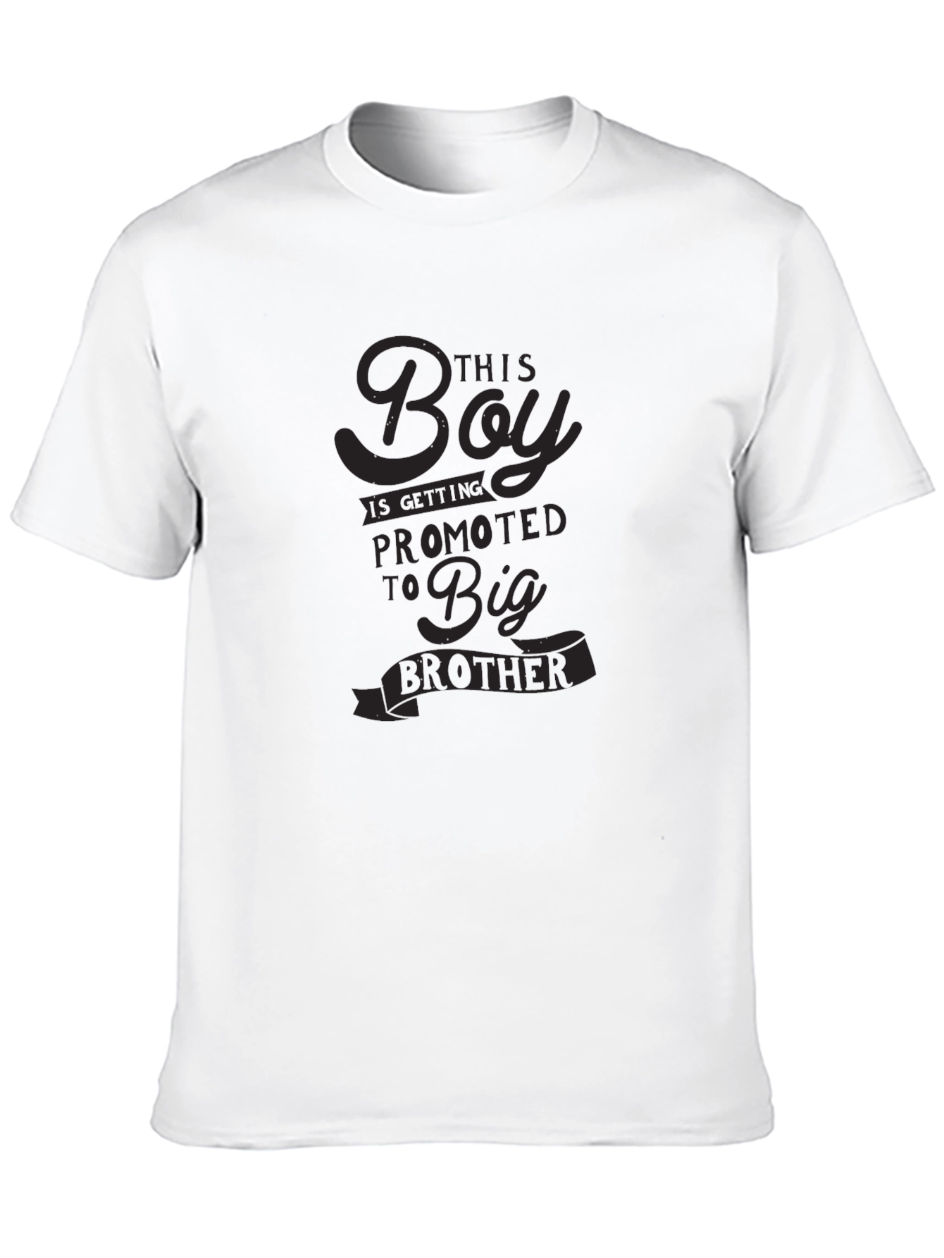 Big Brother to Be T-Shirt - Black