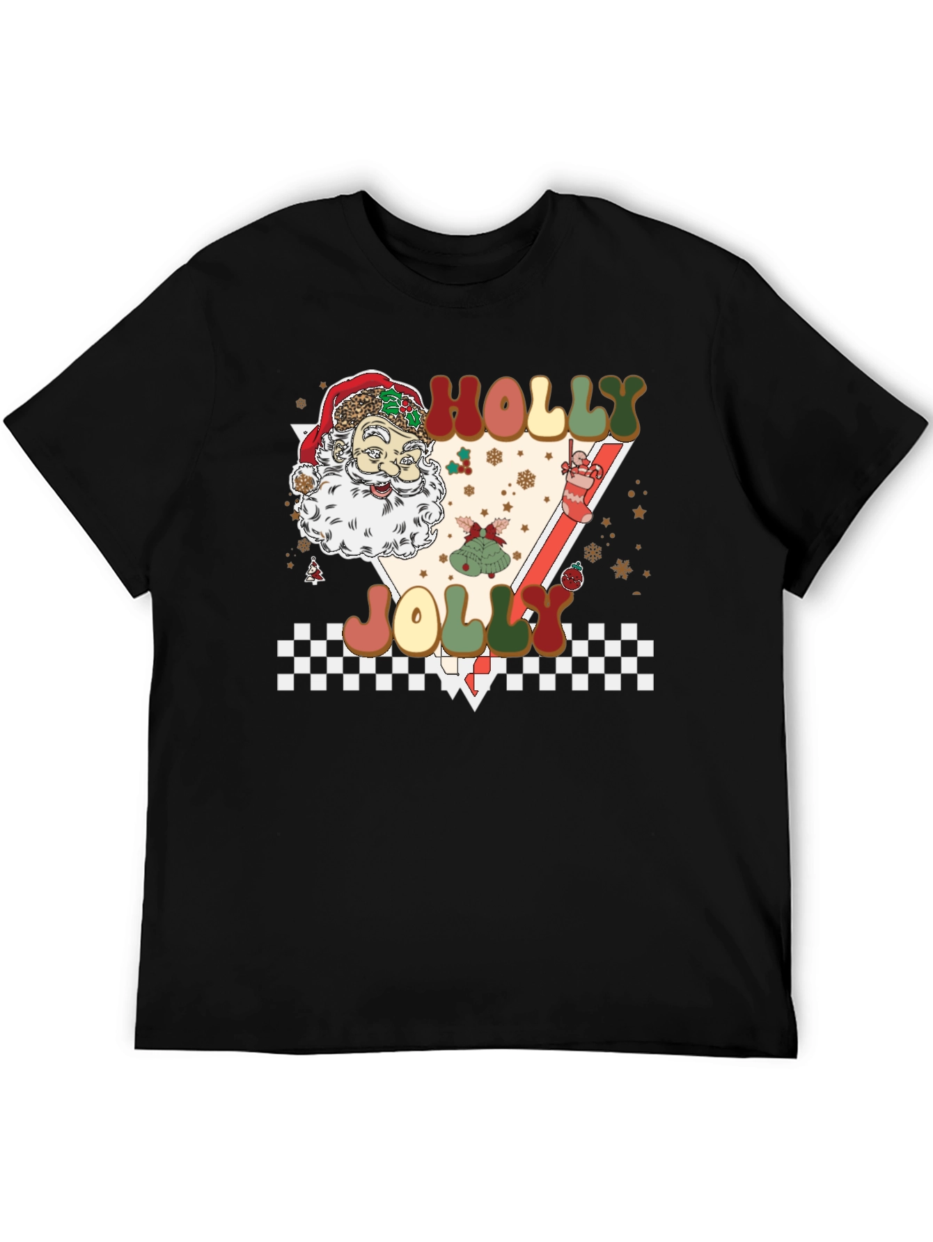 Holly Jolly Christmas Santa T-Shirt
