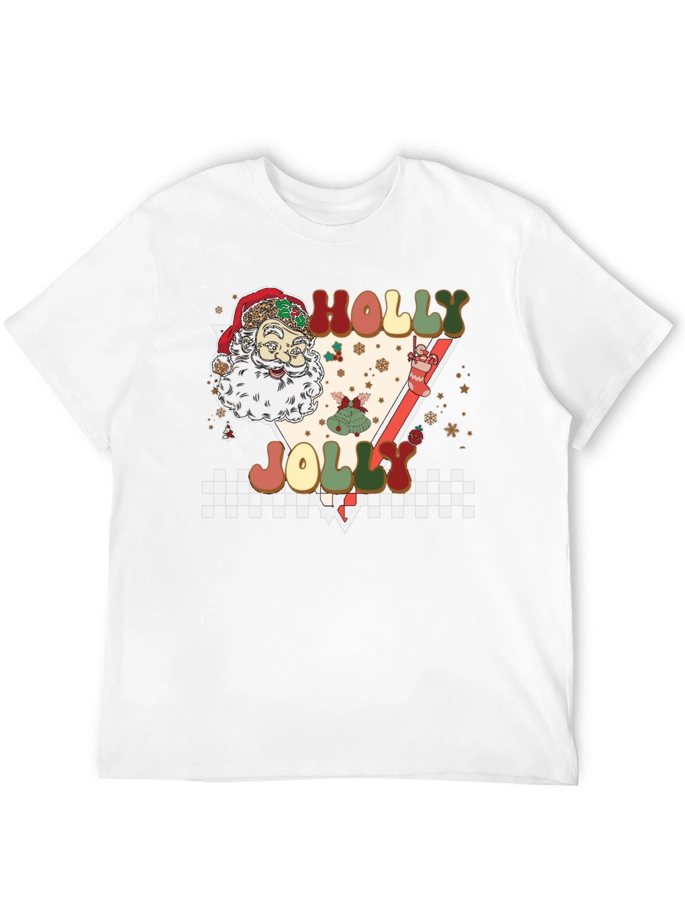 Holly Jolly Christmas Santa T-Shirt