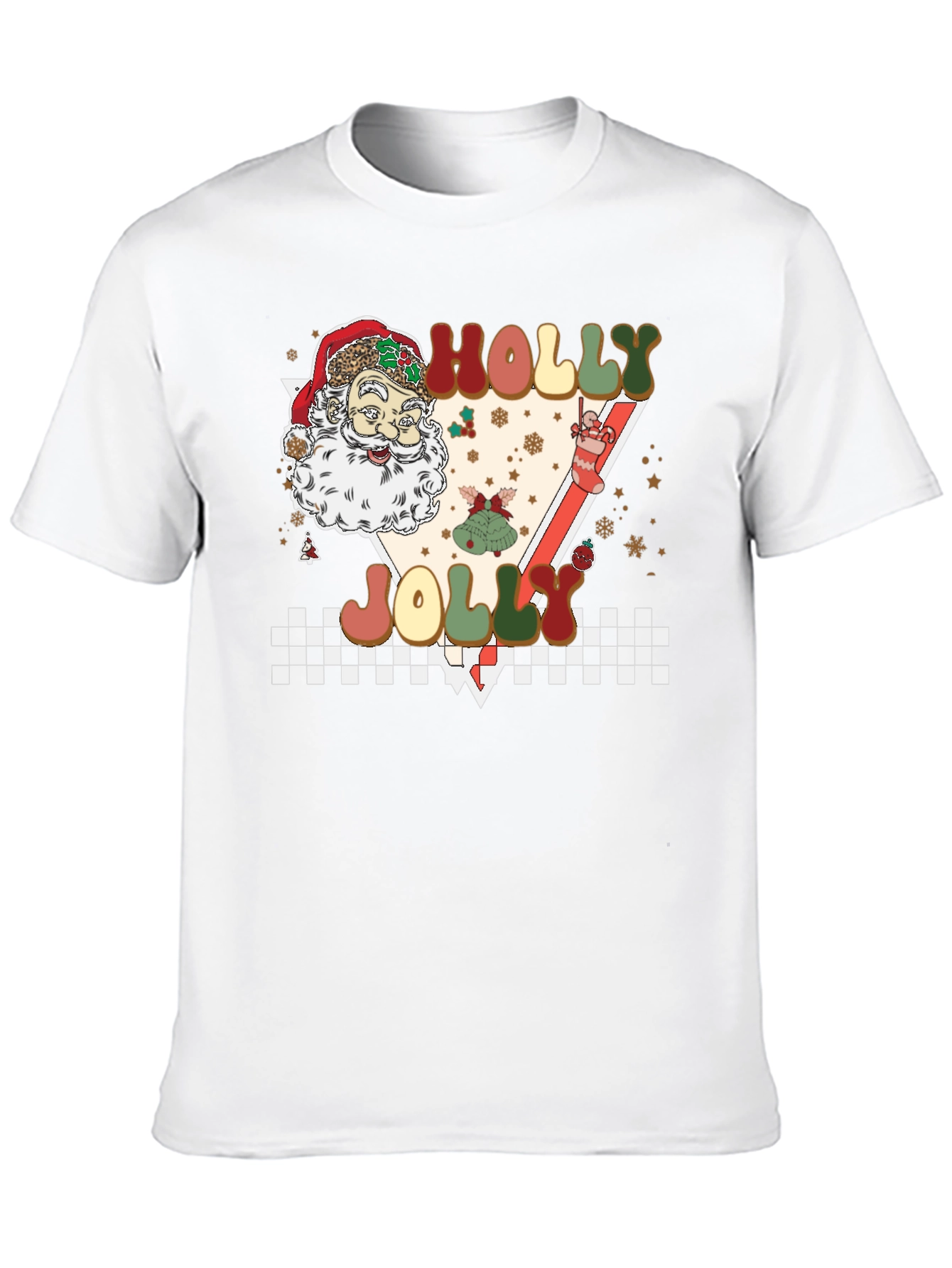 Holly Jolly Christmas Santa T-Shirt