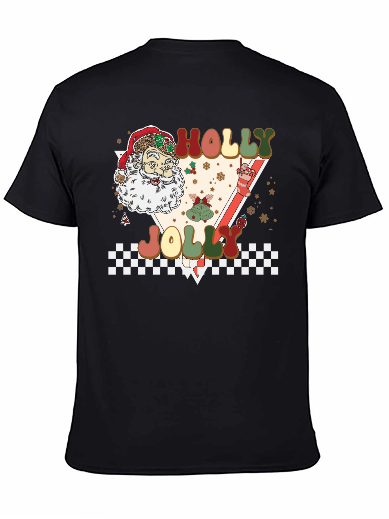 Holly Jolly Christmas Santa T-Shirt