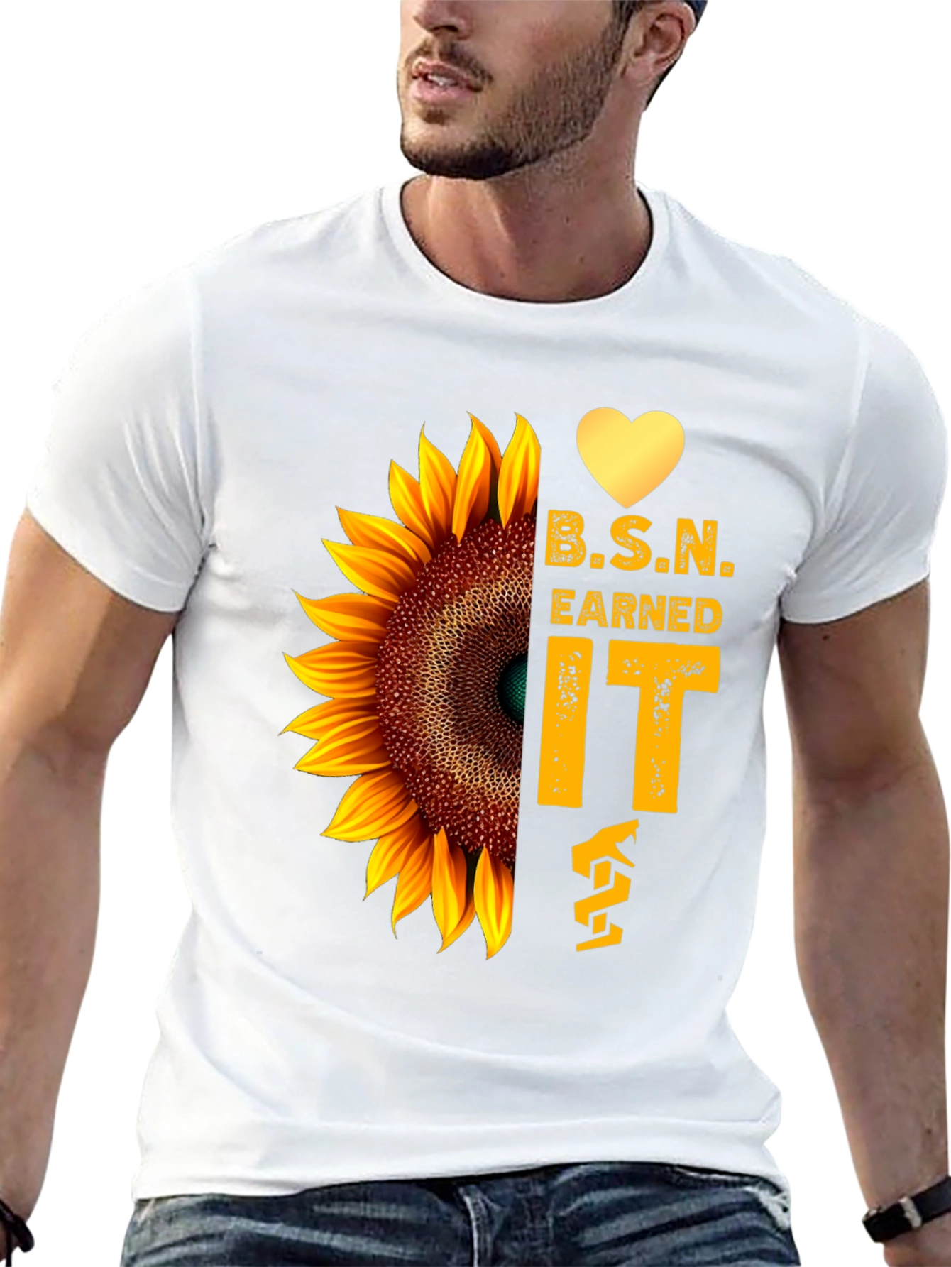 B.S.N. Sunflower Graphic Tee