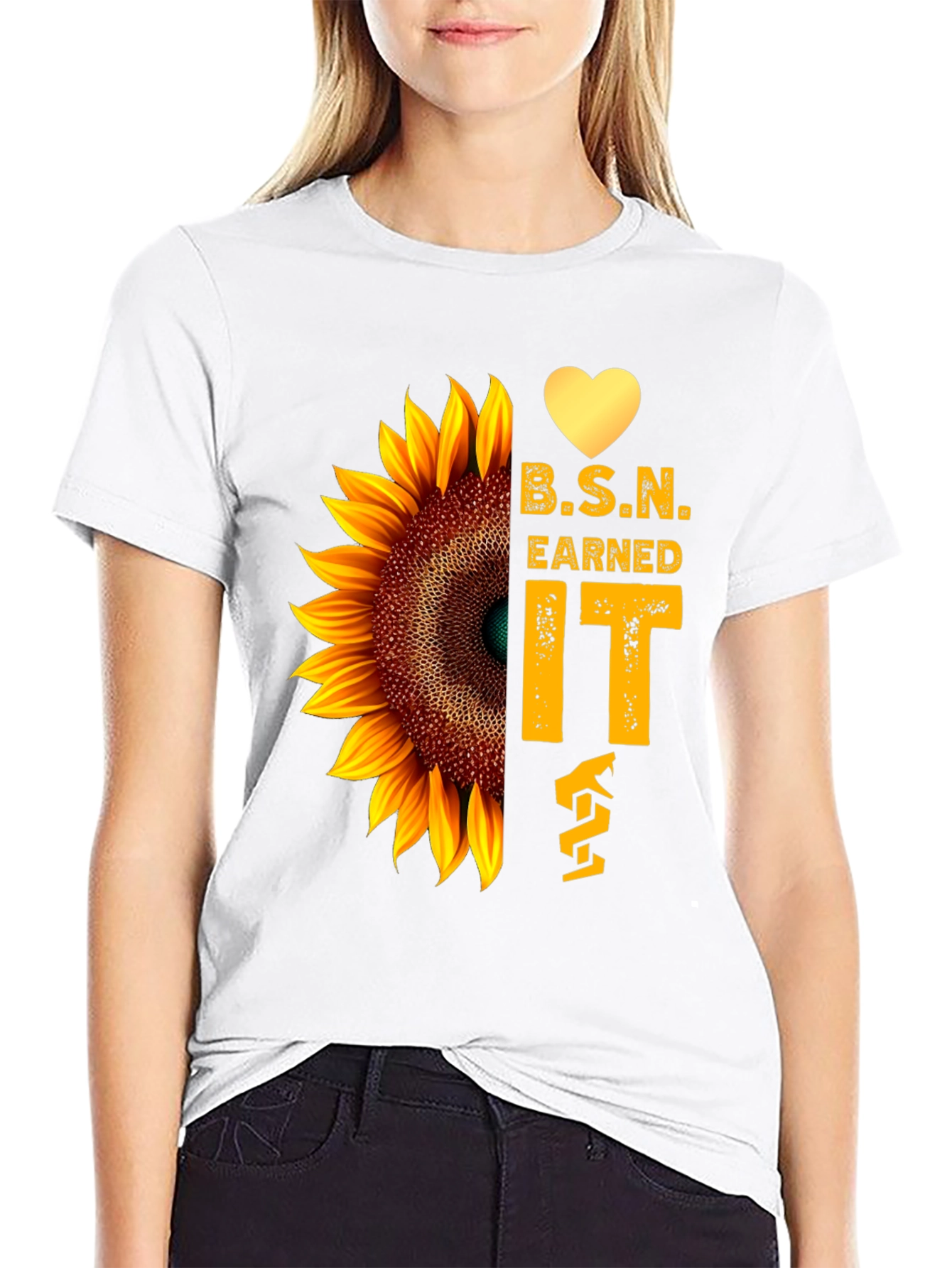 B.S.N. Sunflower Graphic Tee