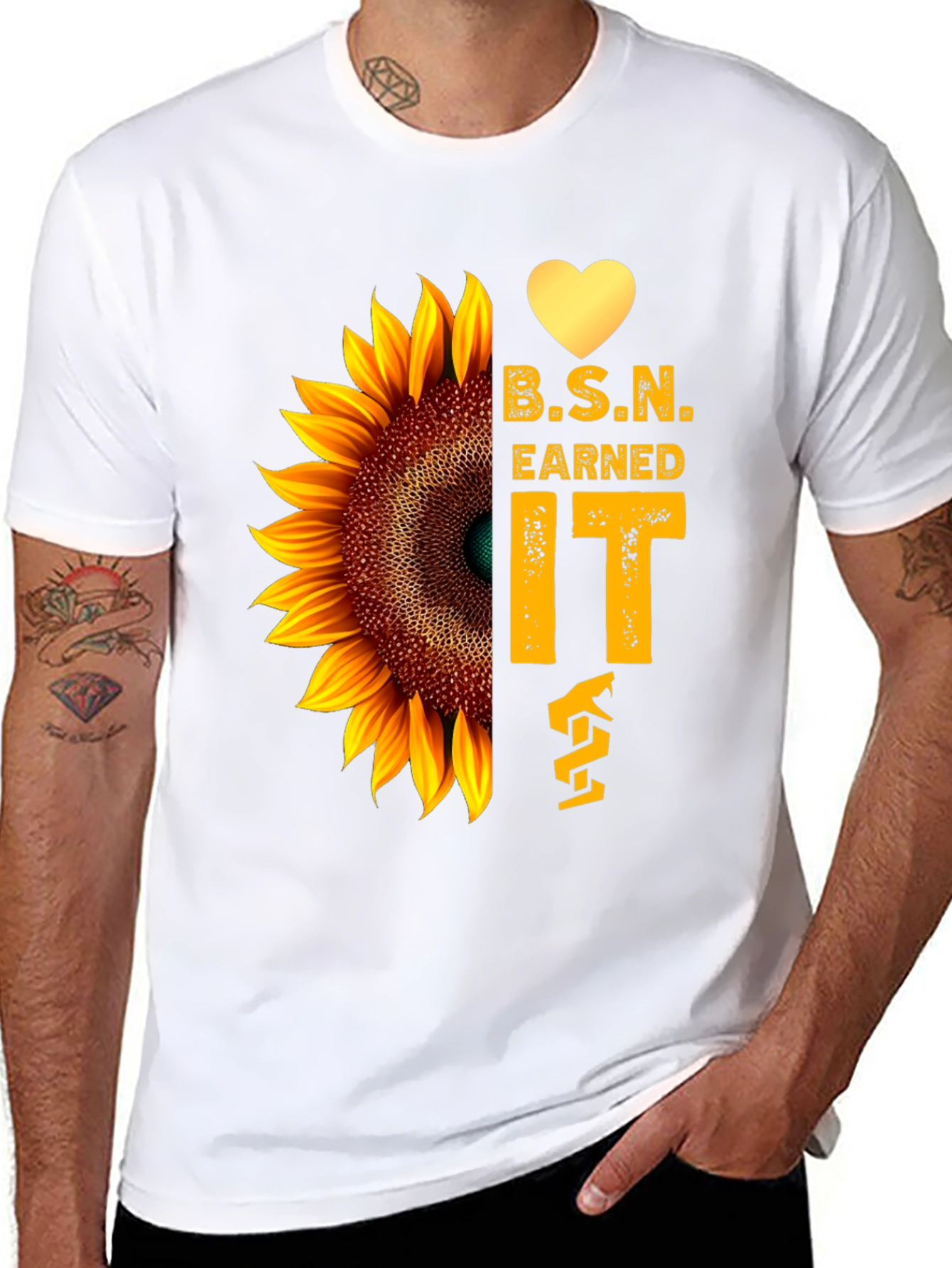 B.S.N. Sunflower Graphic Tee