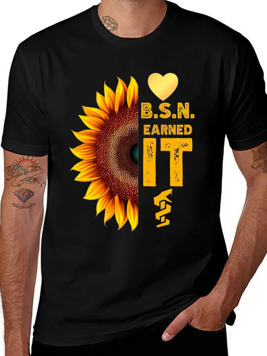B.S.N. Sunflower Graphic Tee