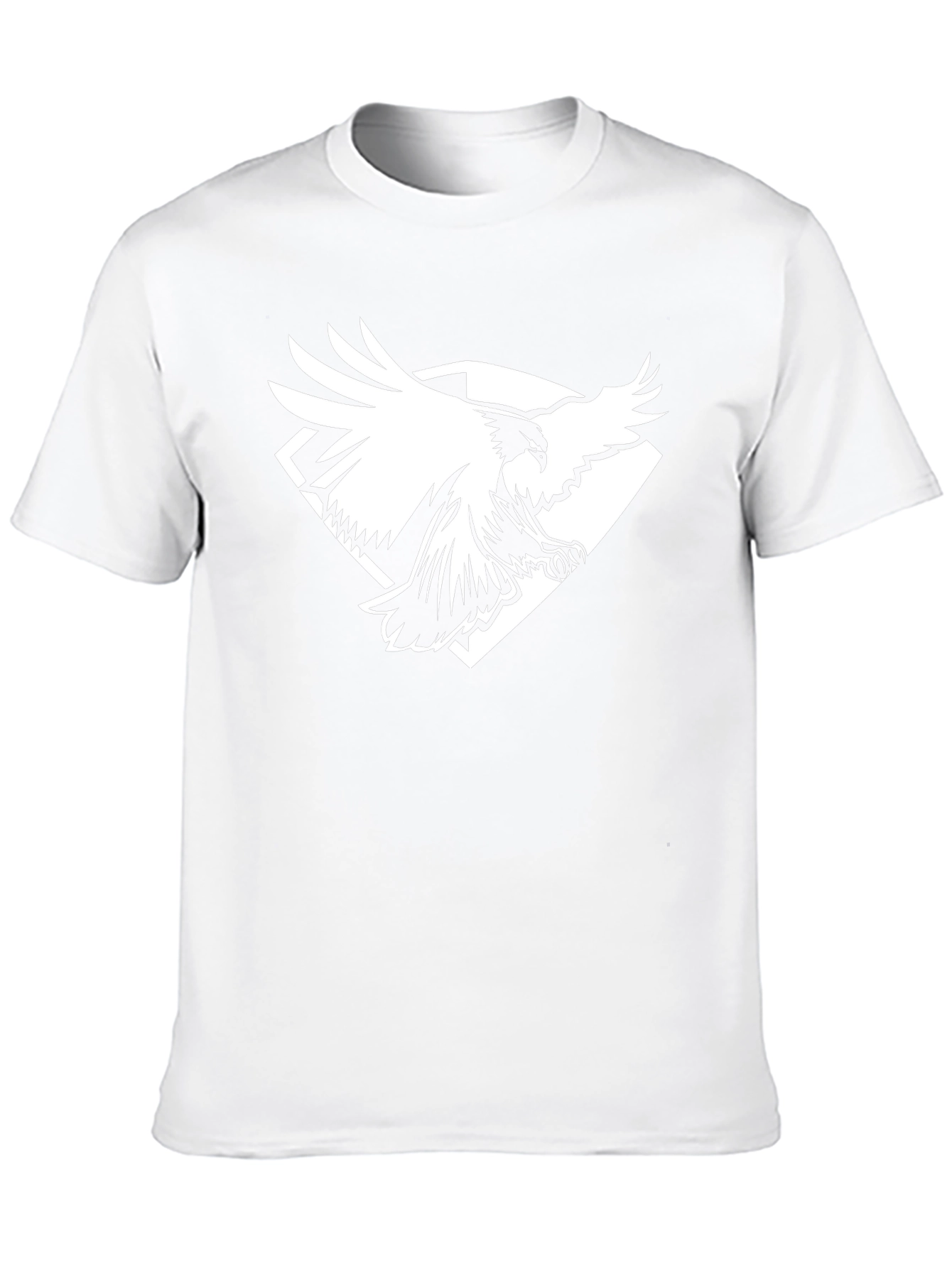 Eagle Diamond Graphic Tee - Black Cotton Blend