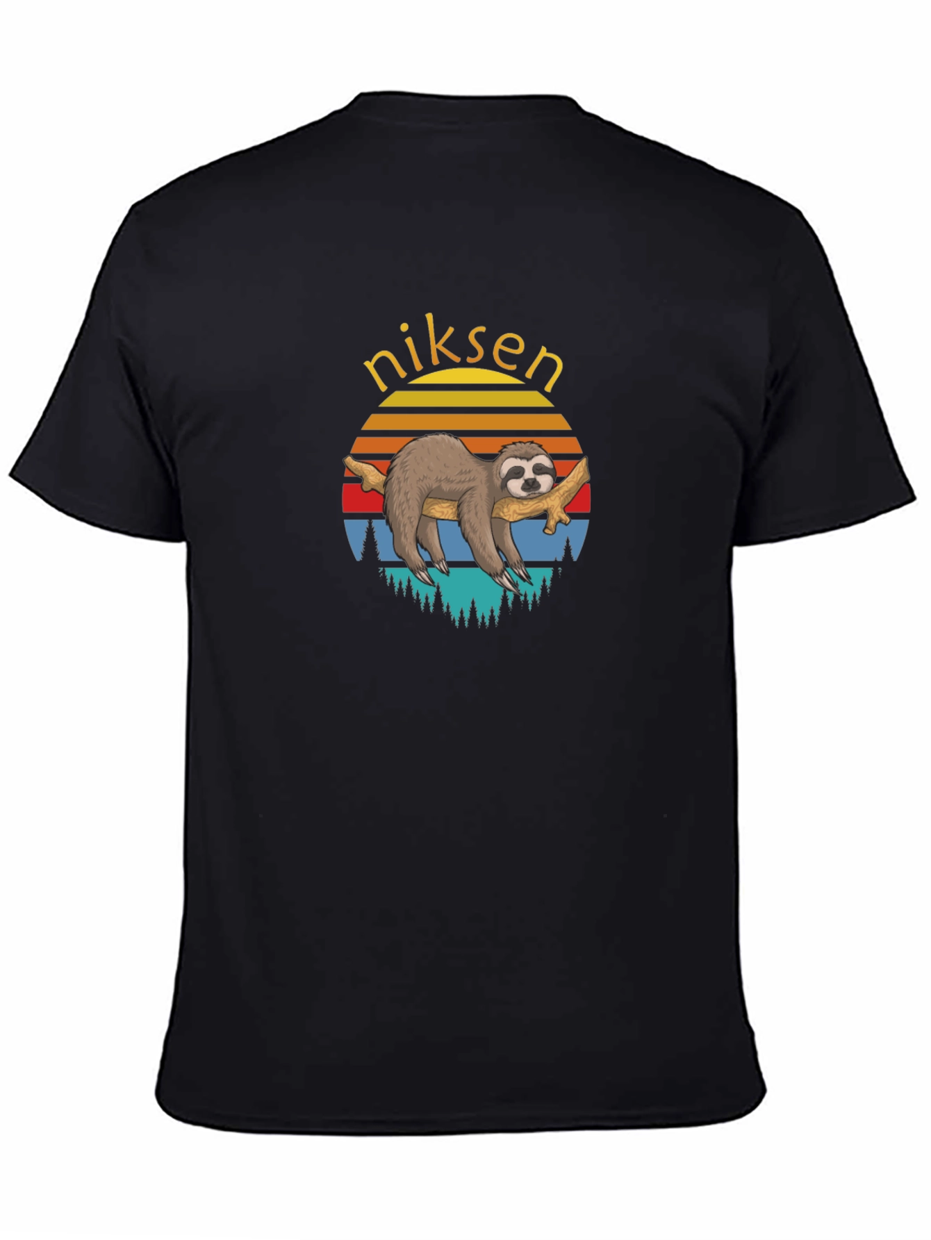 Sloth Sunset Tee - Niksen Shirt