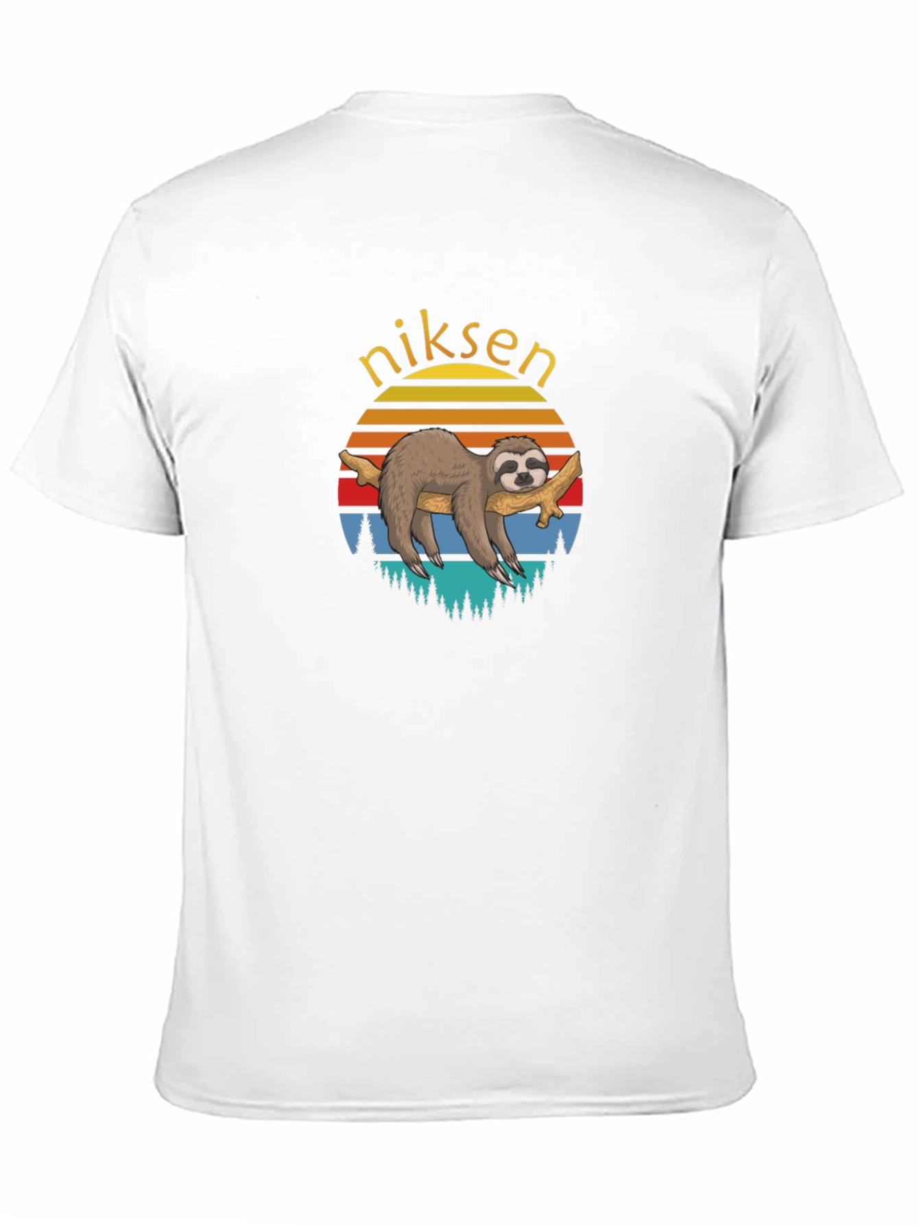 Sloth Sunset Tee - Niksen Shirt