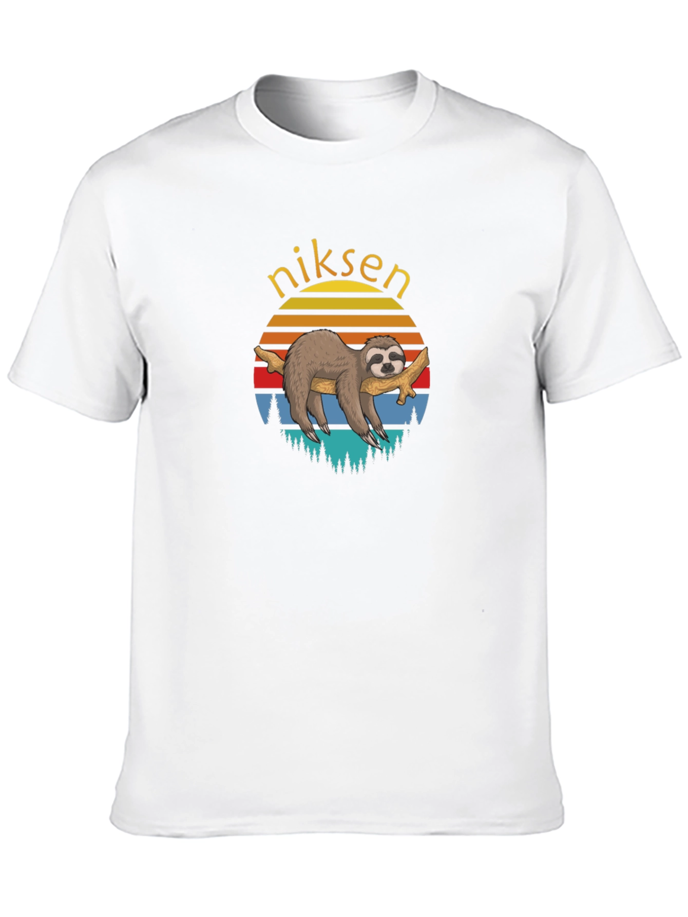 Sloth Sunset Tee - Niksen Shirt