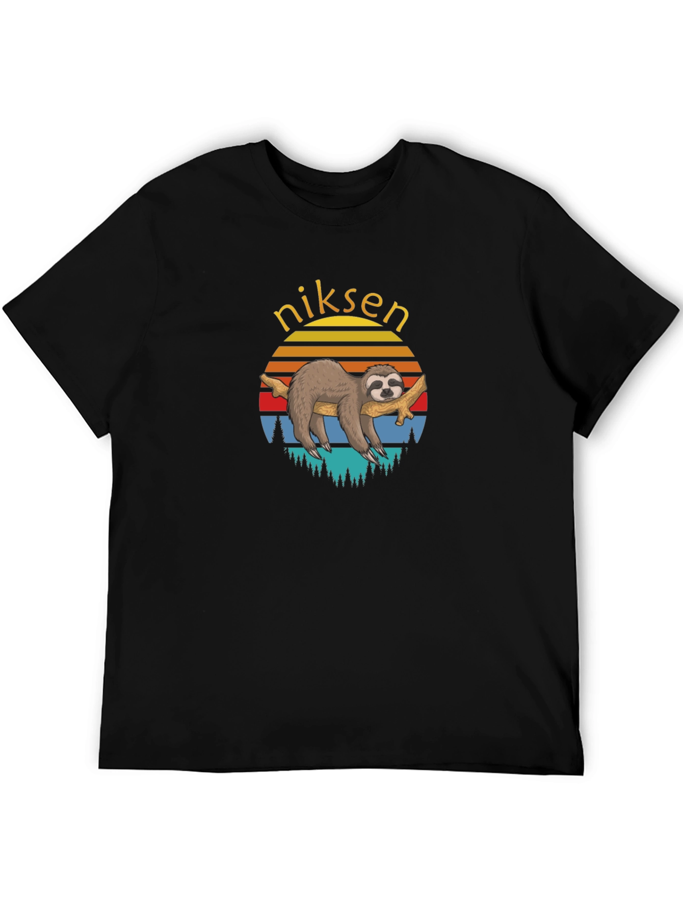 Sloth Sunset Tee - Niksen Shirt