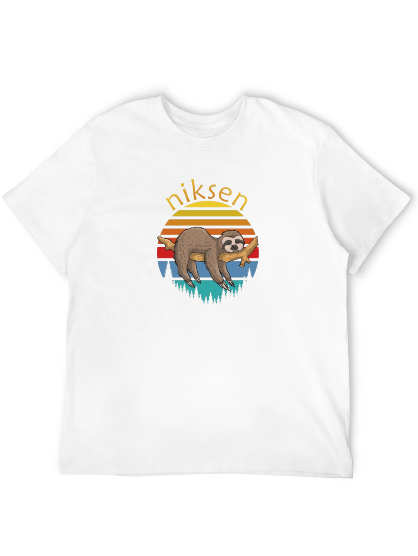 Sloth Sunset Tee - Niksen Shirt