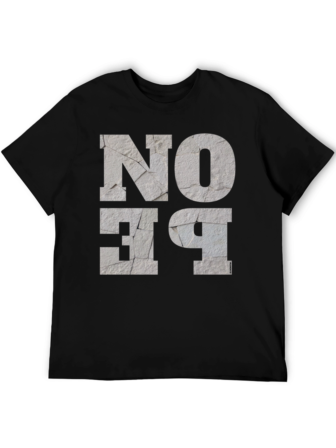 No Be T-Shirt Graphic Print Tee for Men