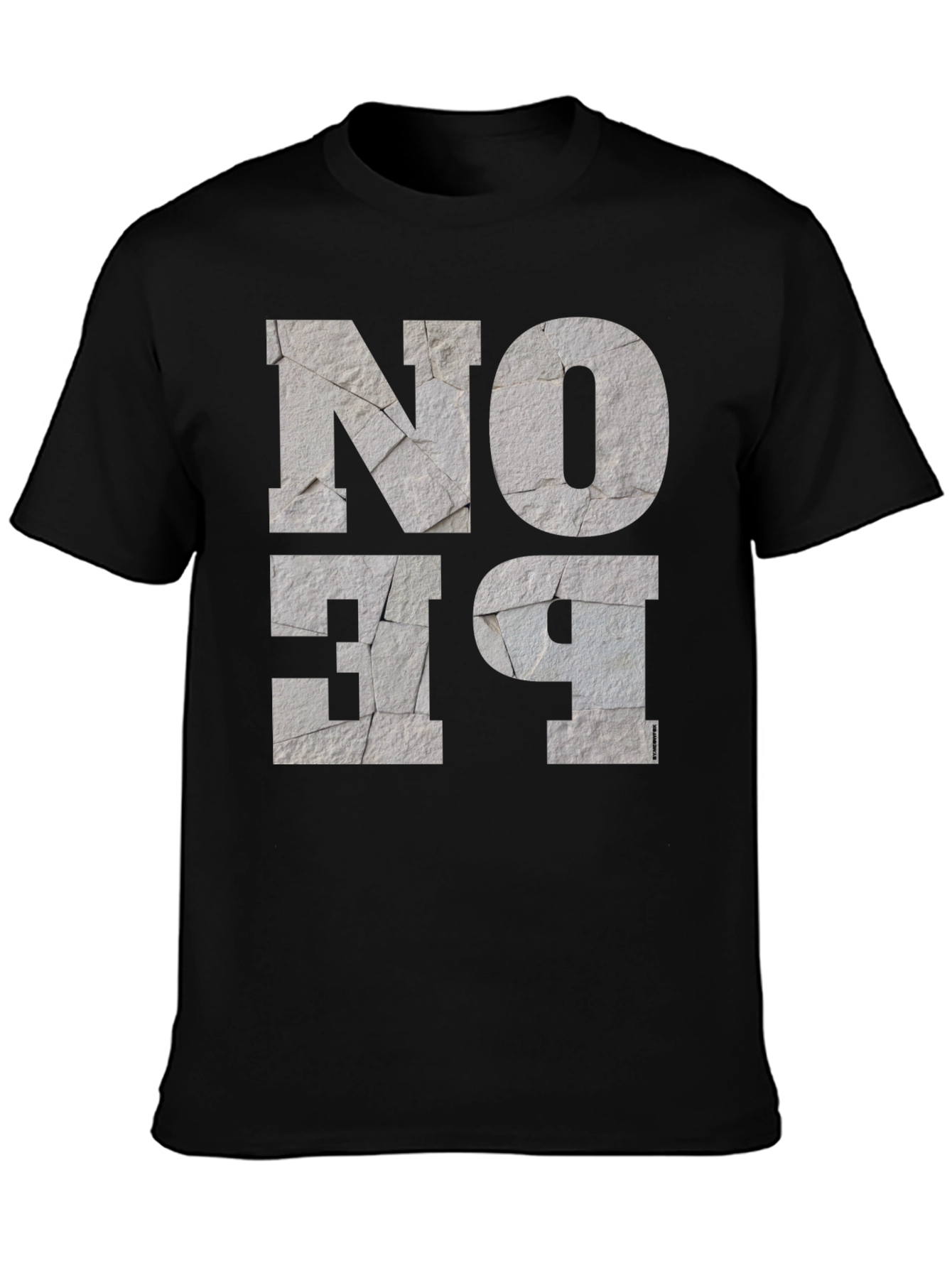 No Be T-Shirt Graphic Print Tee for Men