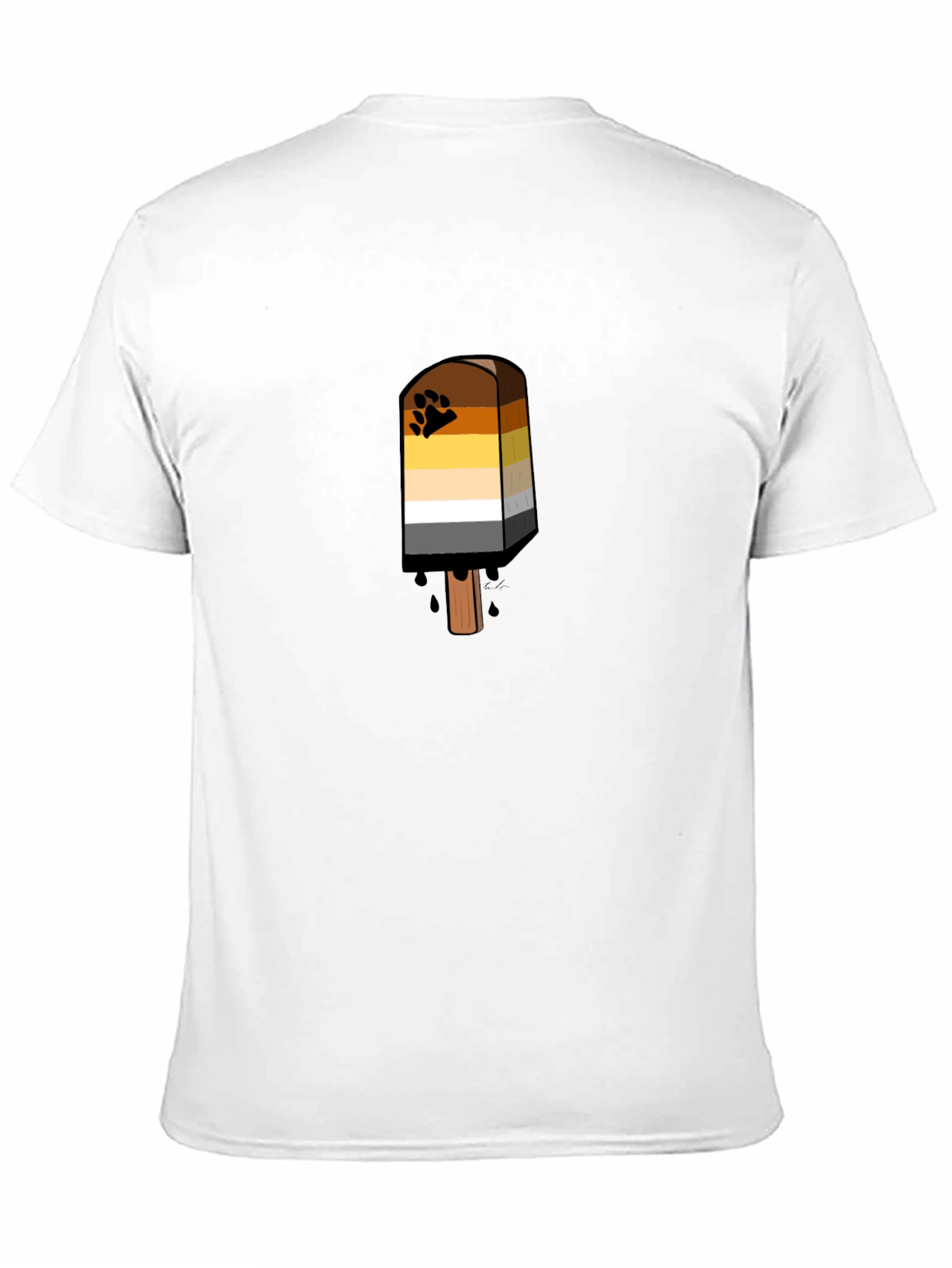 Bear Pride Flag Popsicle T-Shirt - LGBTQ+ Apparel