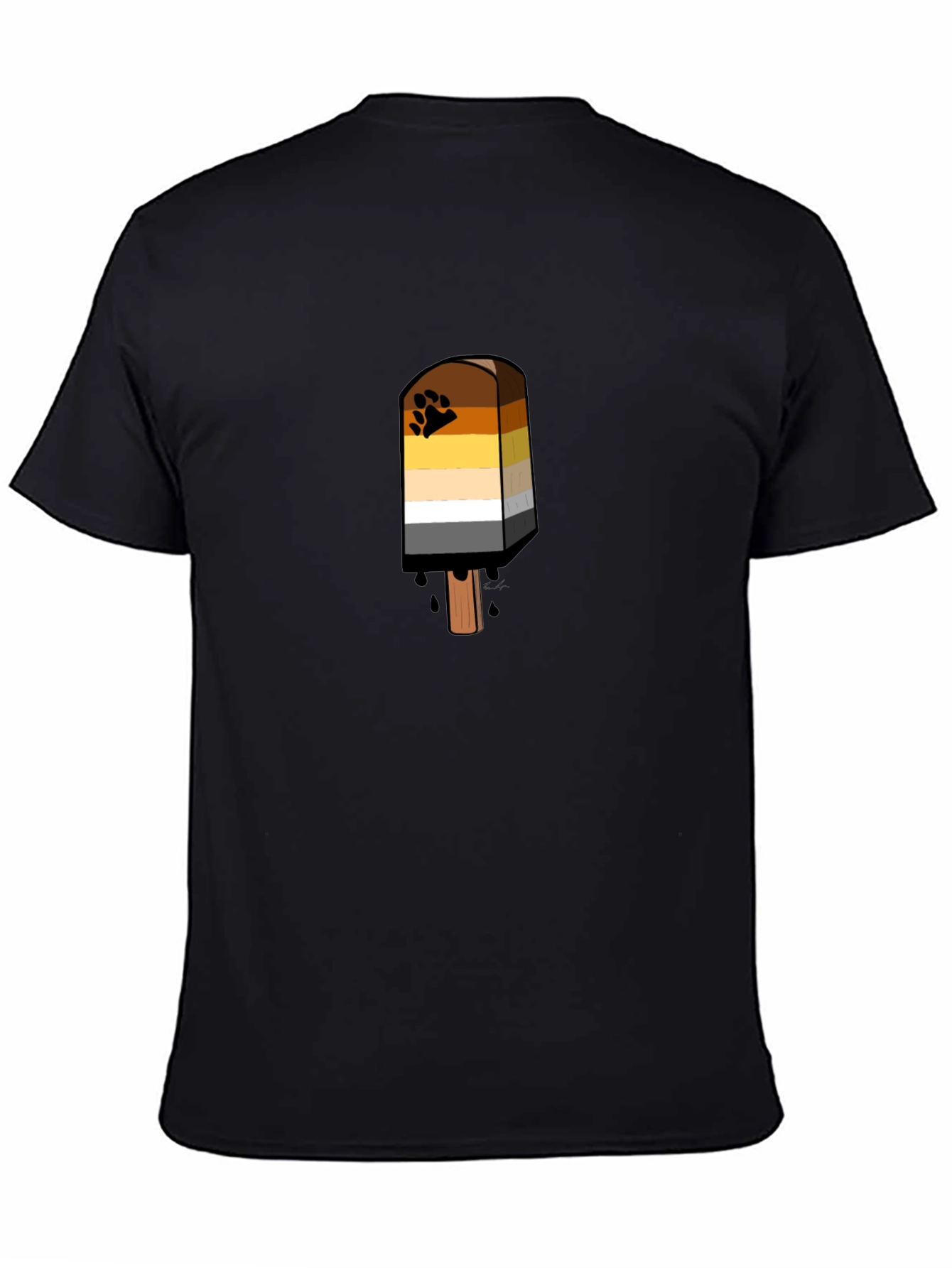 Bear Pride Flag Popsicle T-Shirt - LGBTQ+ Apparel