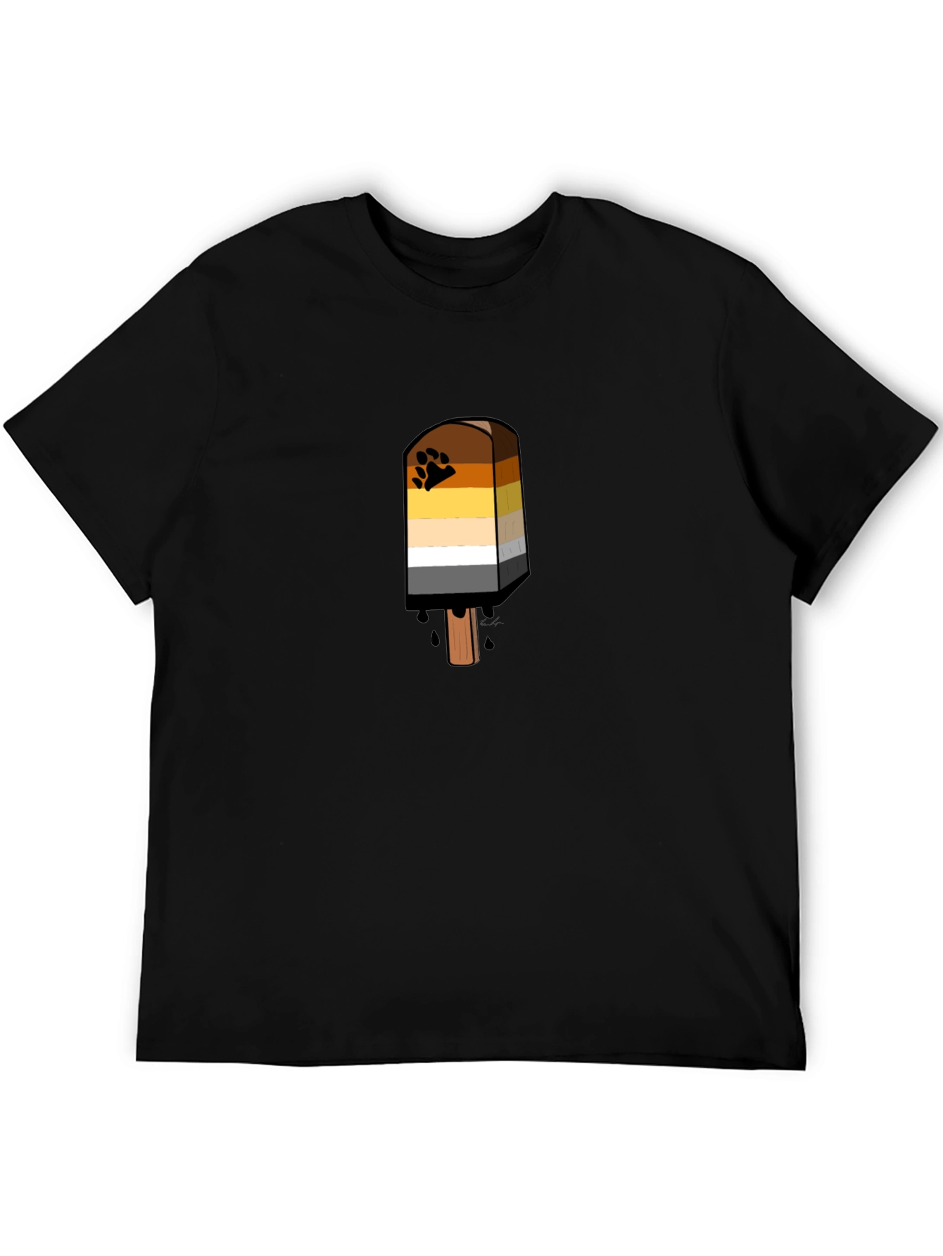 Bear Pride Flag Popsicle T-Shirt - LGBTQ+ Apparel