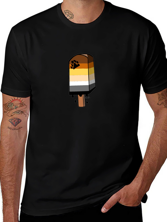 Bear Pride Flag Popsicle T-Shirt - LGBTQ+ Apparel