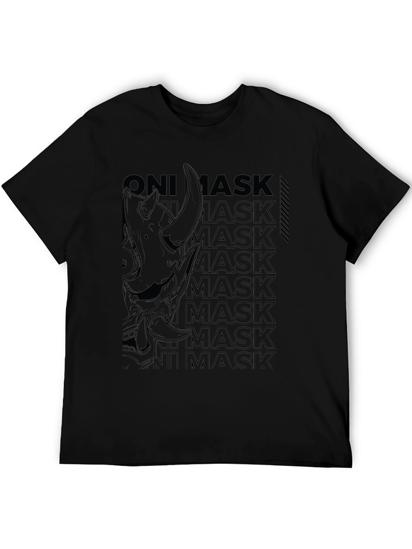 Oni Mask Graphic Print Tee
