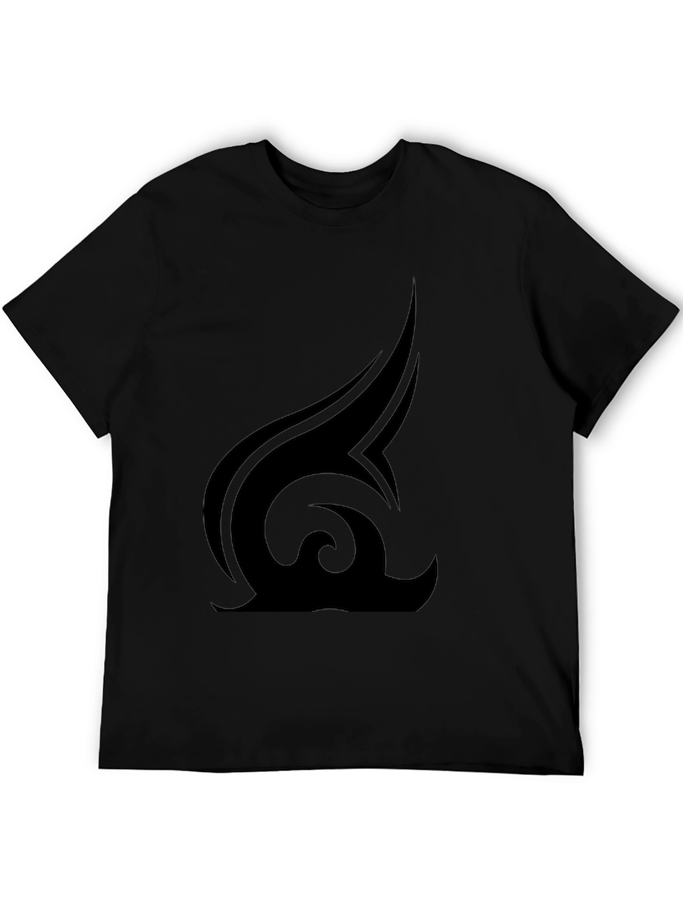 Tribal Graphic Black T-Shirt - Modern Style