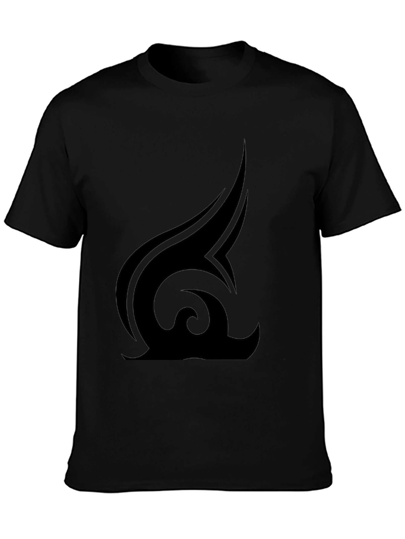Tribal Graphic Black T-Shirt - Modern Style