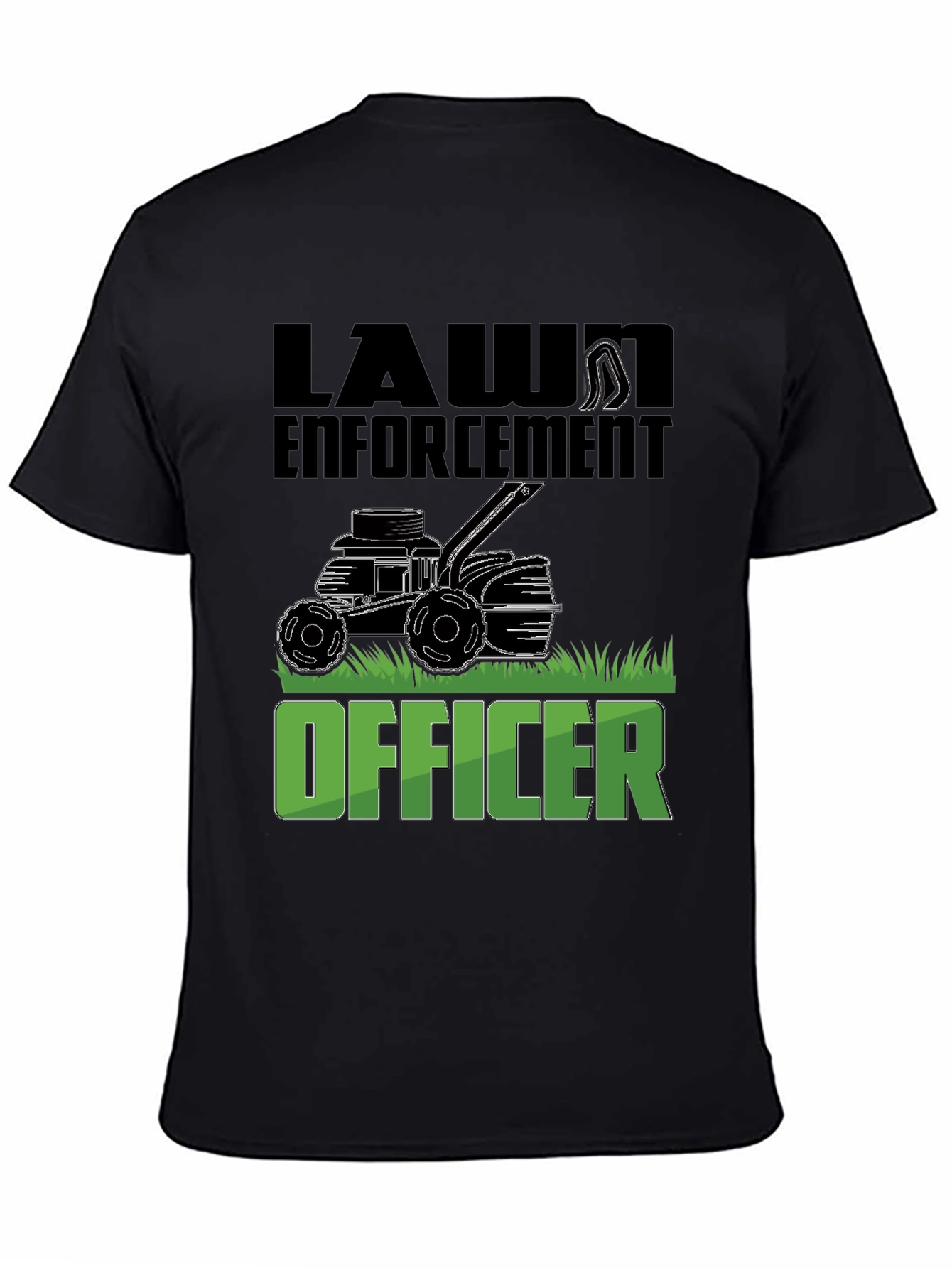 Lawn Enforcement Officer Graphic T-Shirt