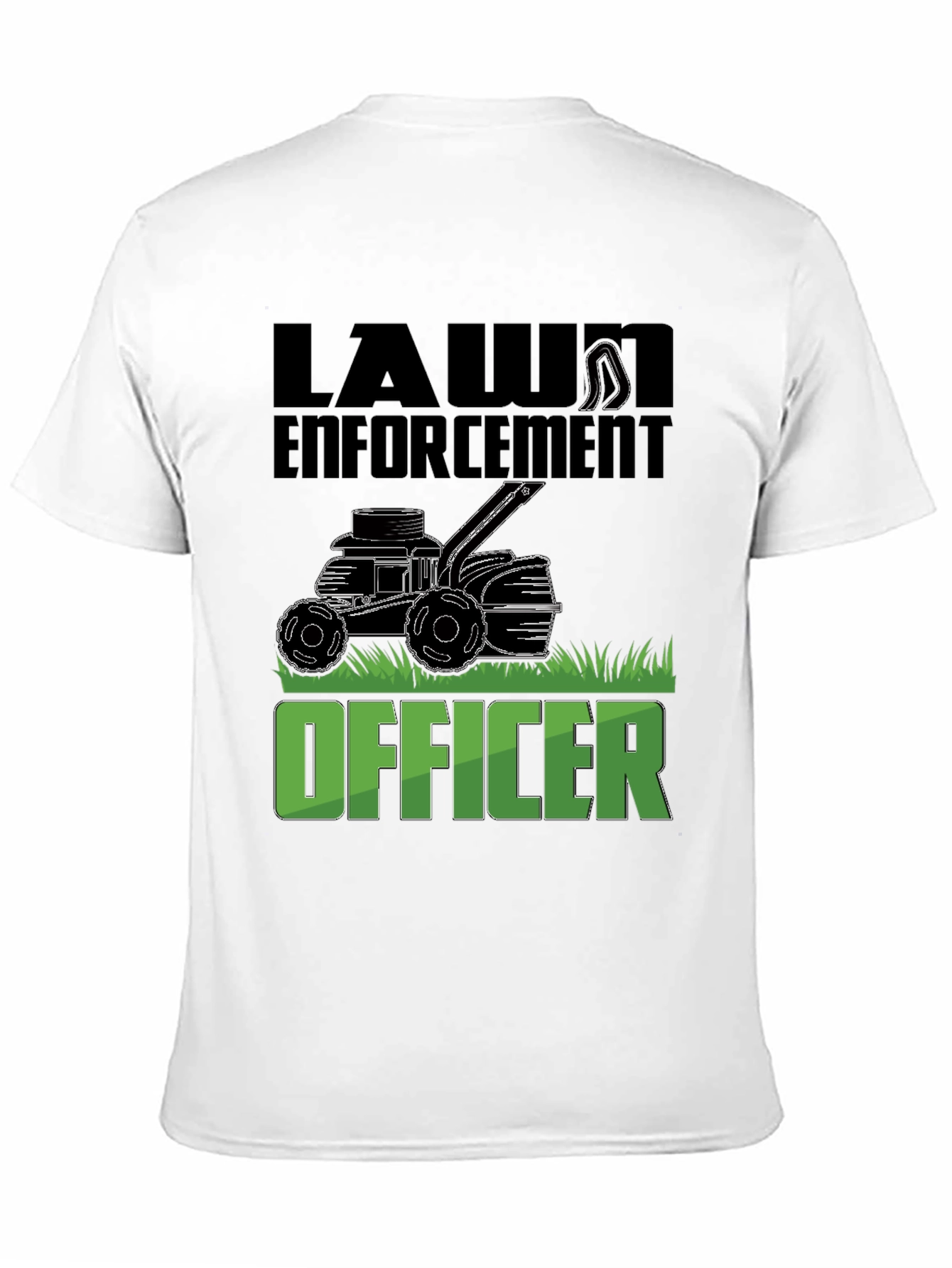 Lawn Enforcement Officer Graphic T-Shirt