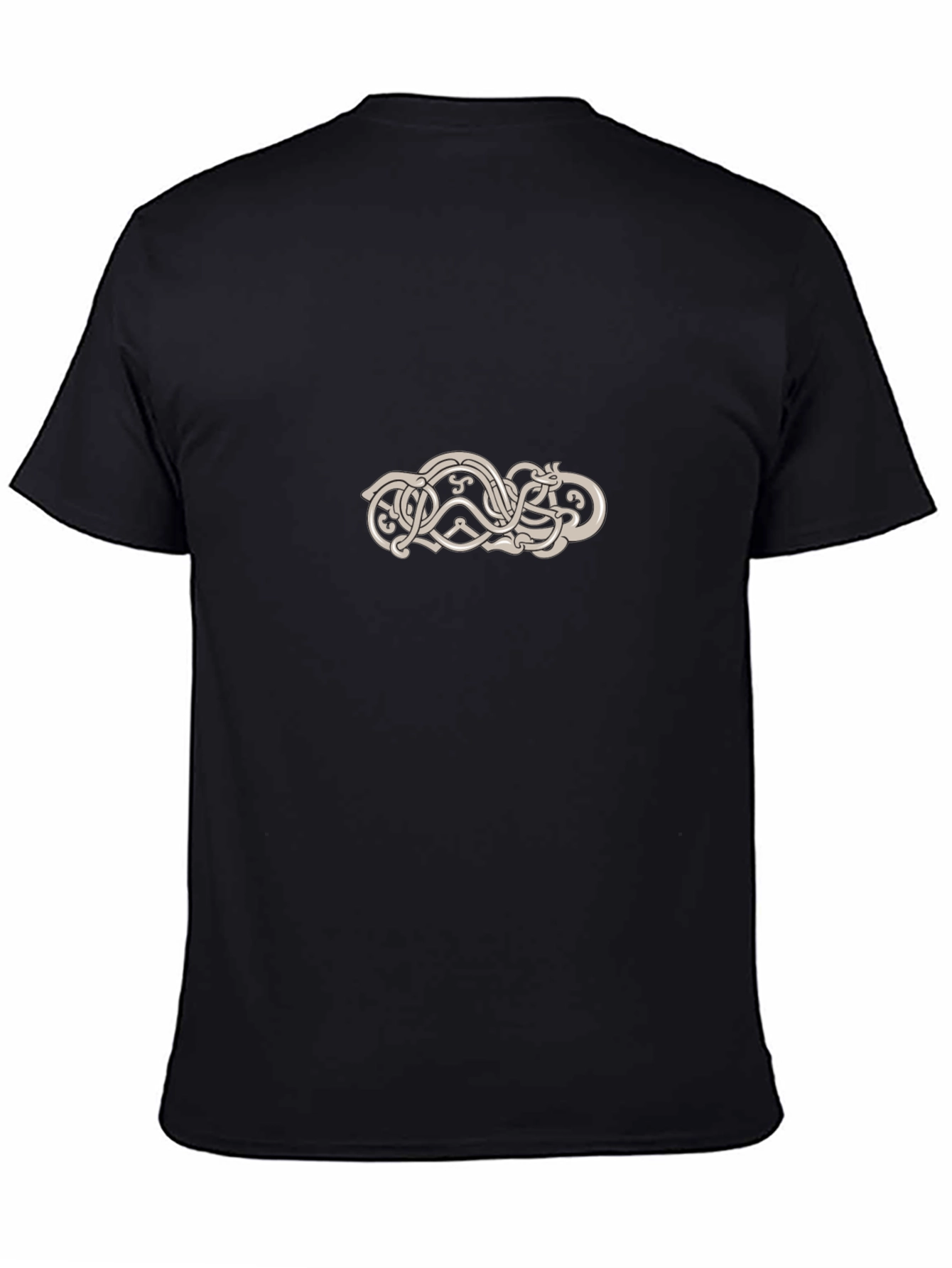 Celtic Dragon Knot Black T-Shirt