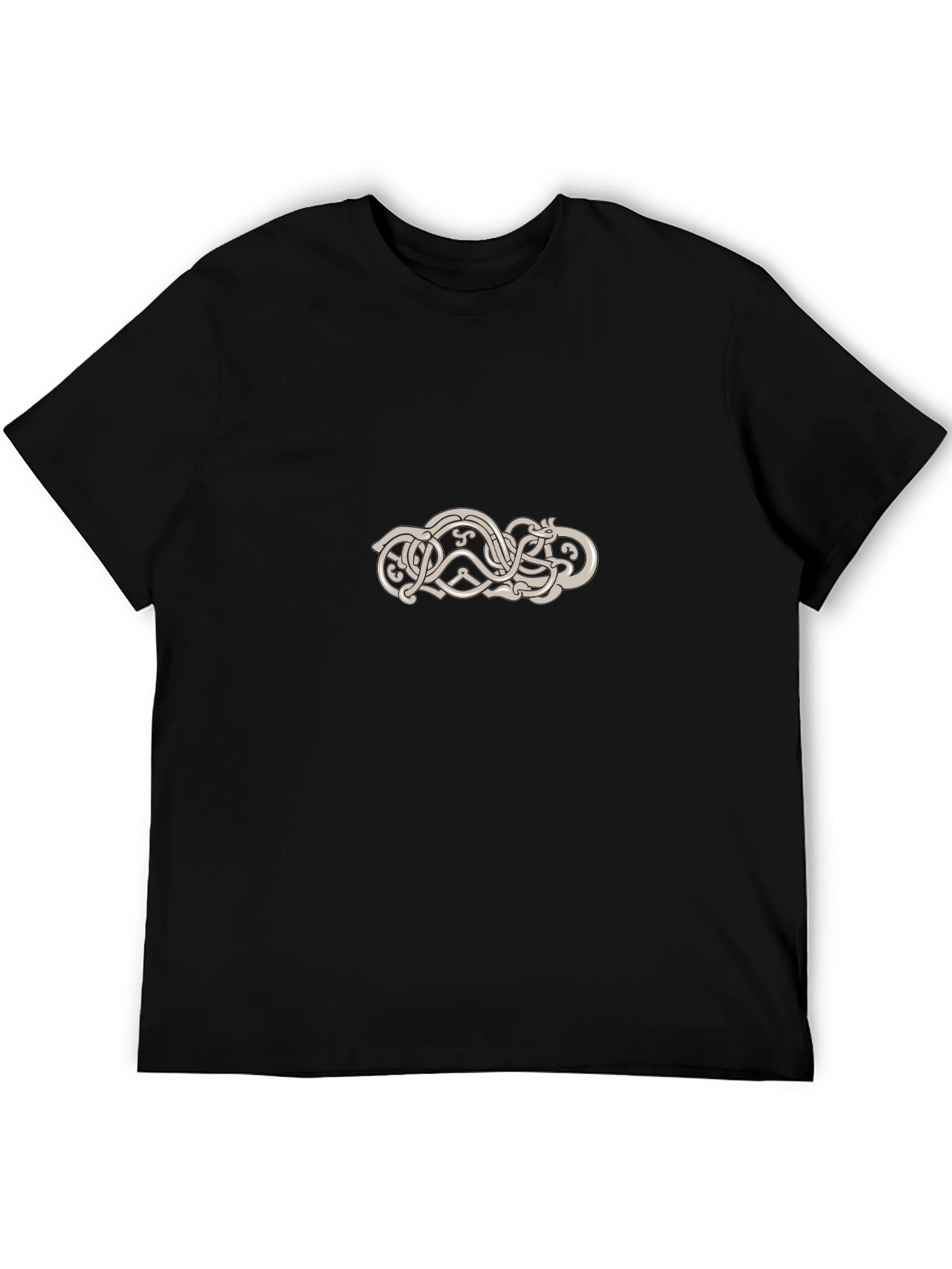 Celtic Dragon Knot Black T-Shirt