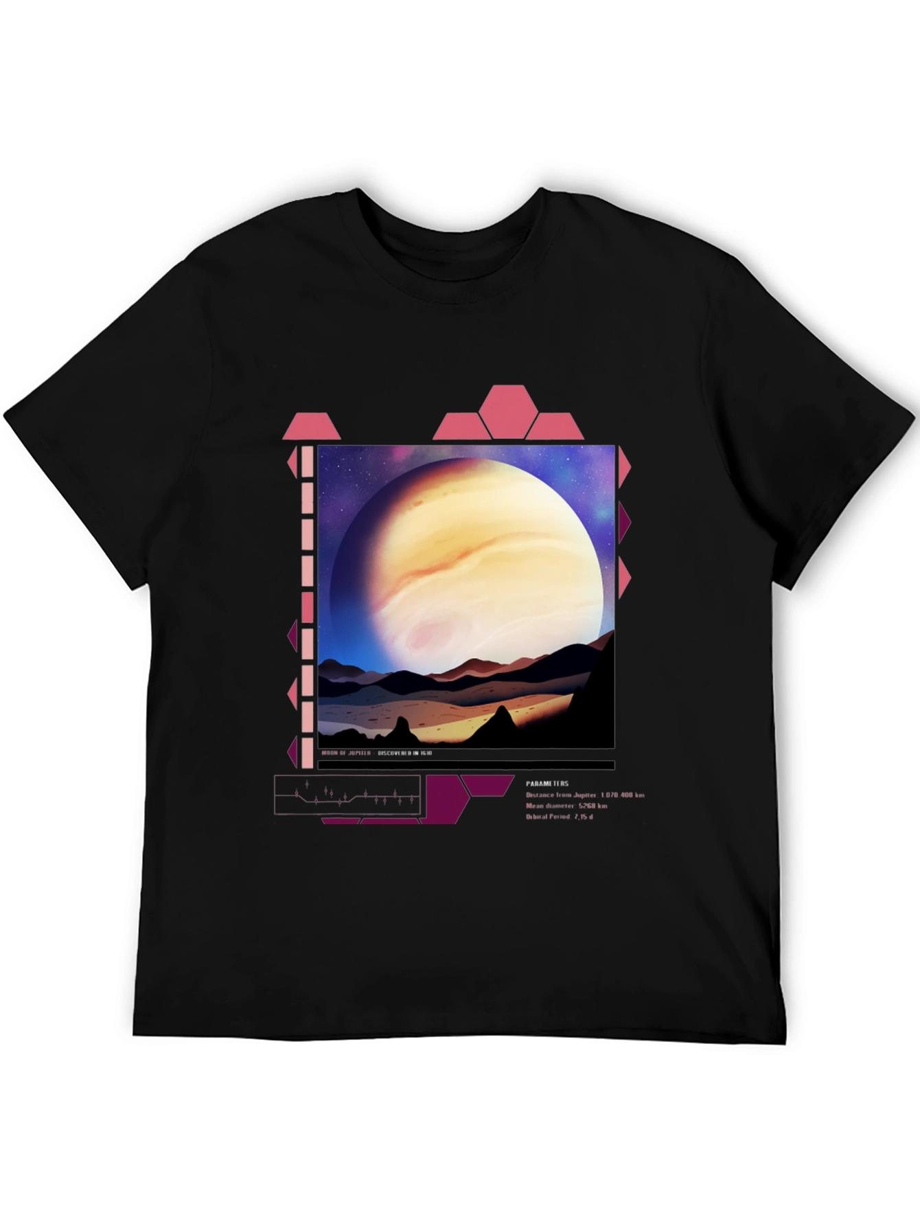 Jupiter Planet Graphic T-Shirt - Space Aesthetic