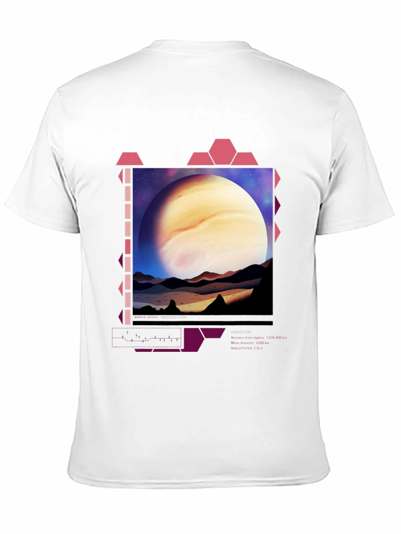 Jupiter Planet Graphic T-Shirt - Space Aesthetic