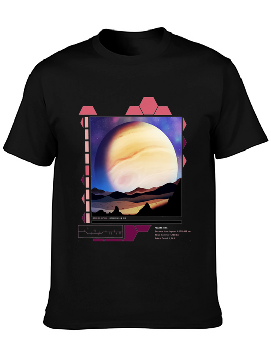 Jupiter Planet Graphic T-Shirt - Space Aesthetic