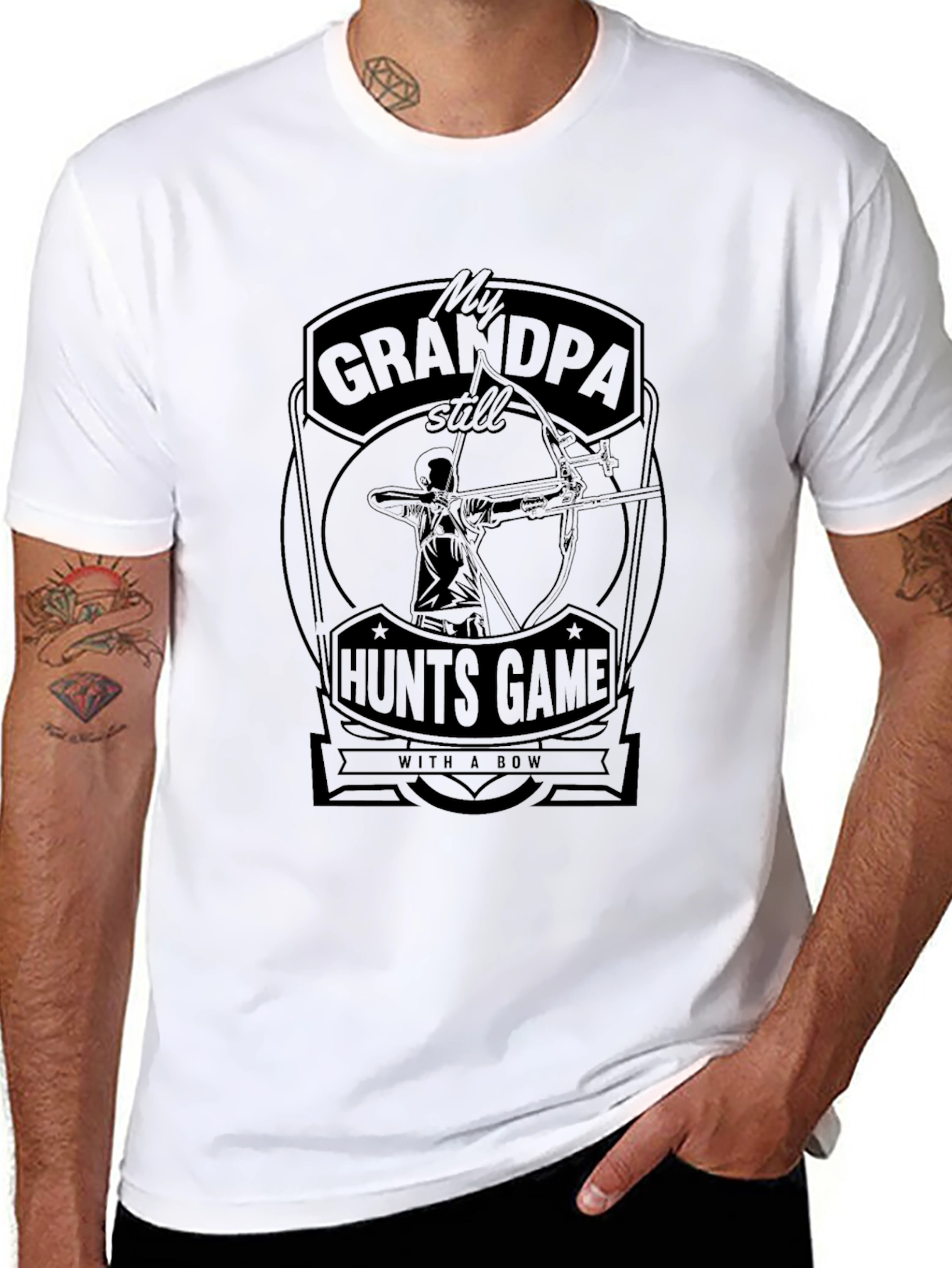 My Grandpa Still Hunts Game T-Shirt