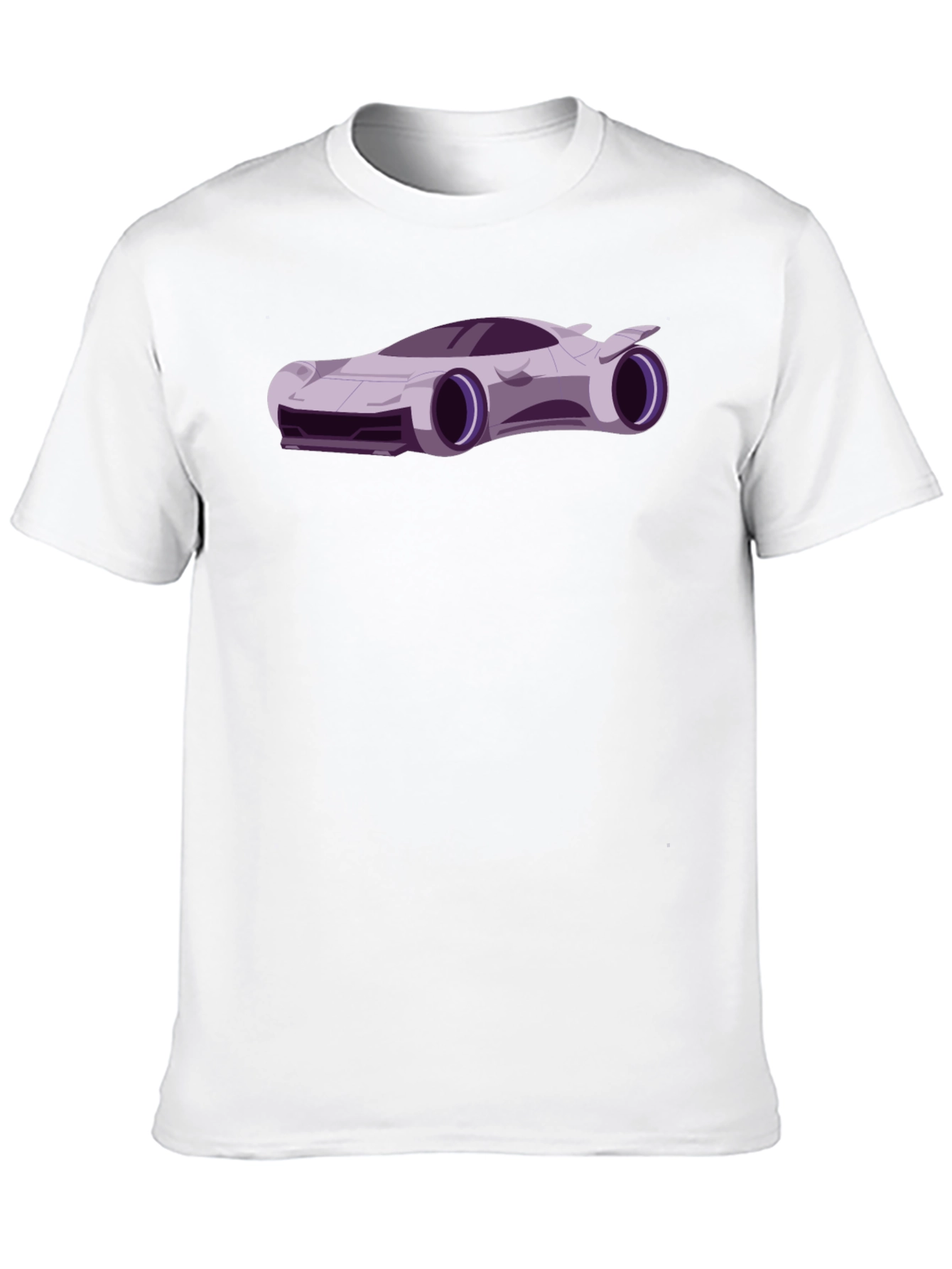 Futuristic Car Graphic Tee - Cool Black T-Shirt