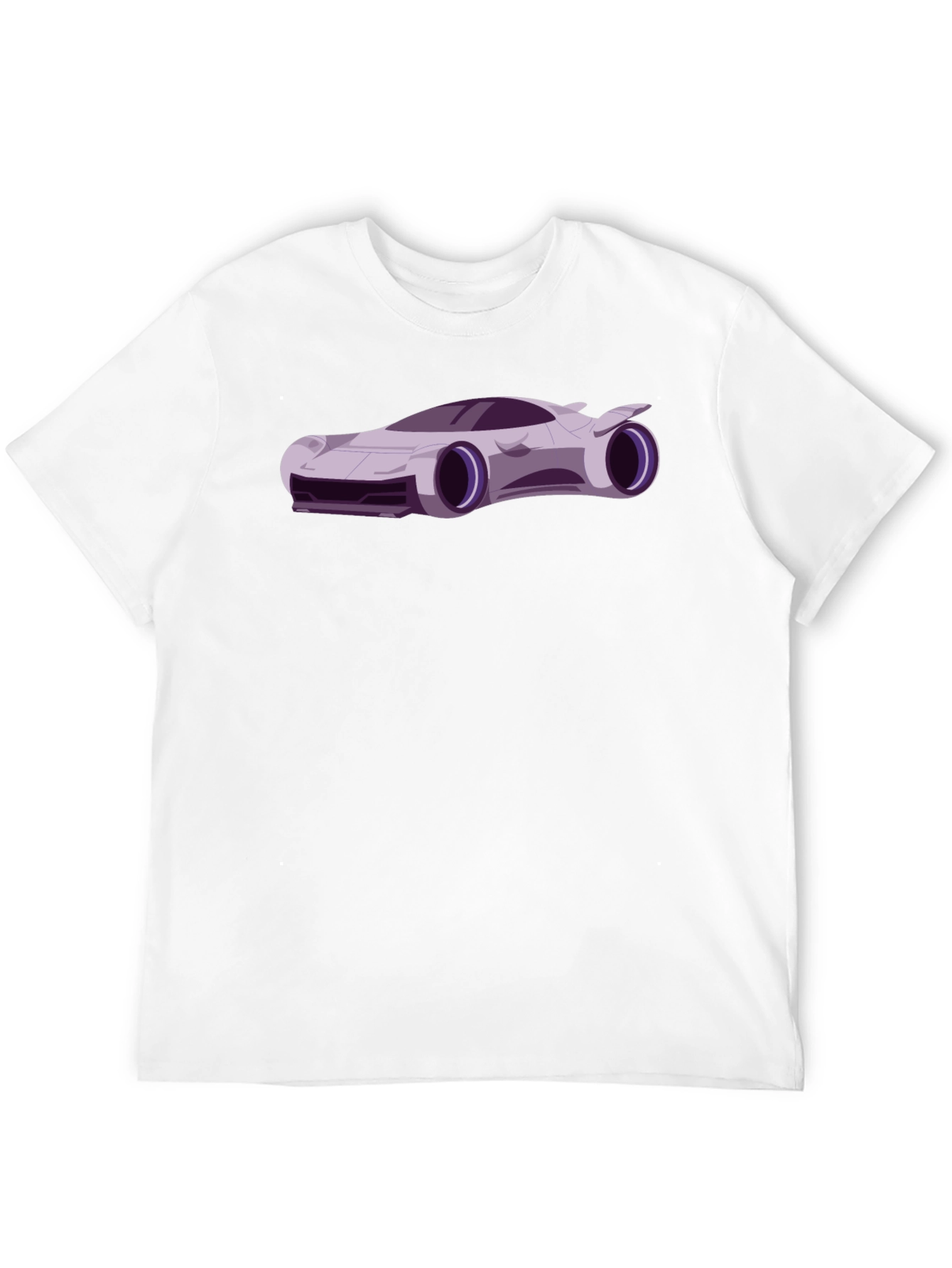 Futuristic Car Graphic Tee - Cool Black T-Shirt