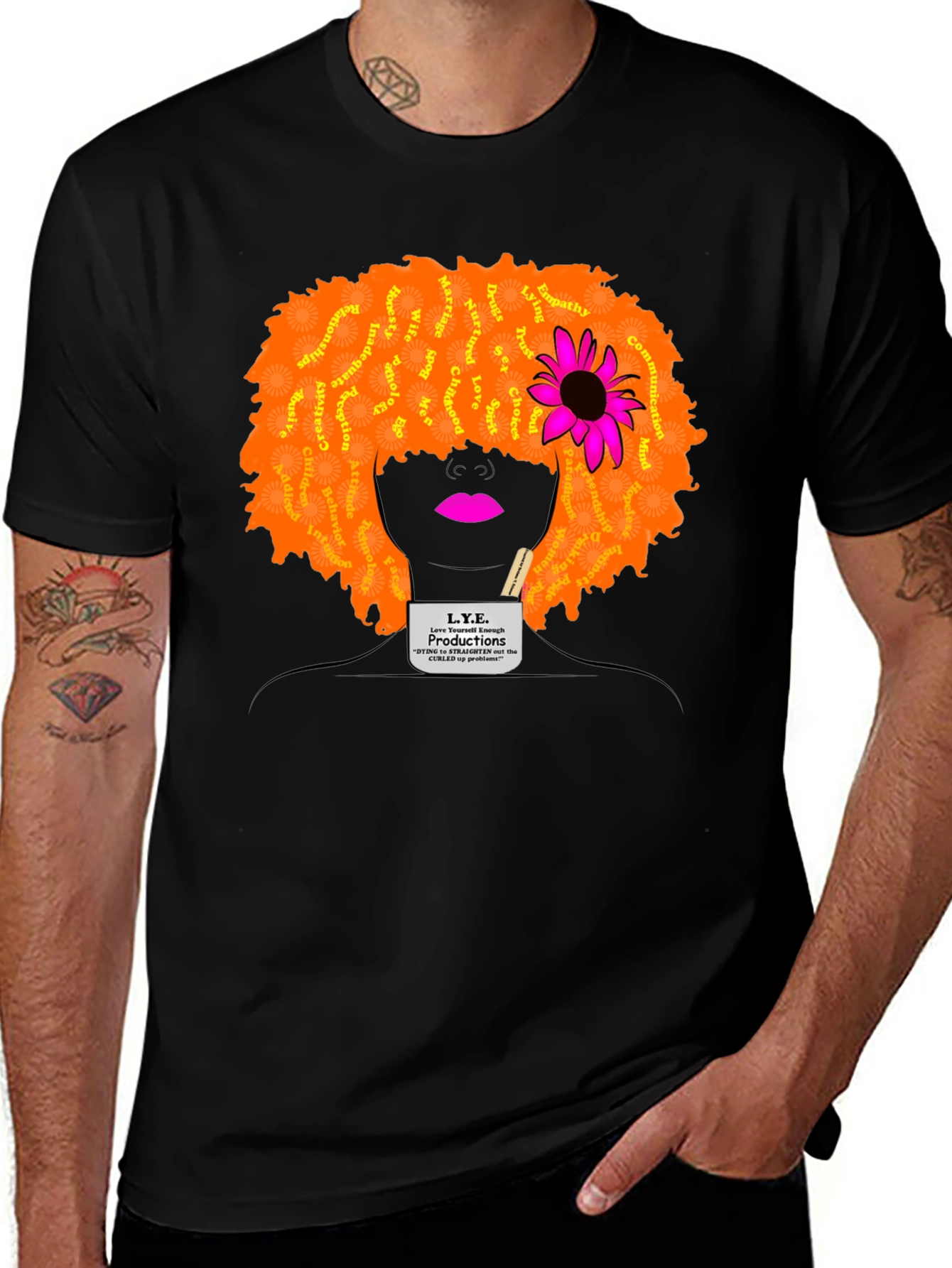 L.Y.E. Productions Graphic Print T-Shirt