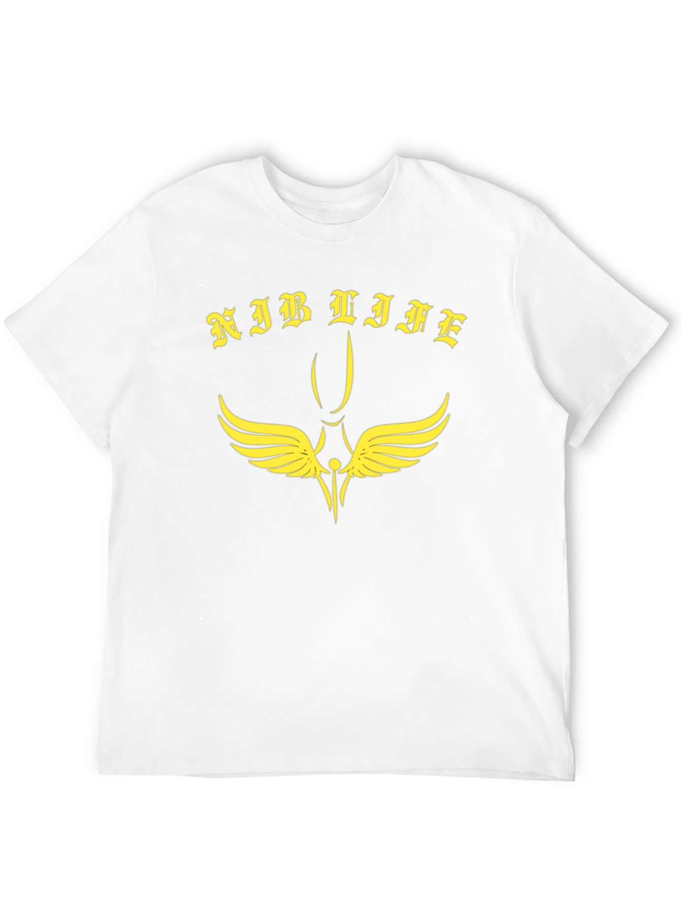 Nib Life Black T-Shirt with Gold Graphic