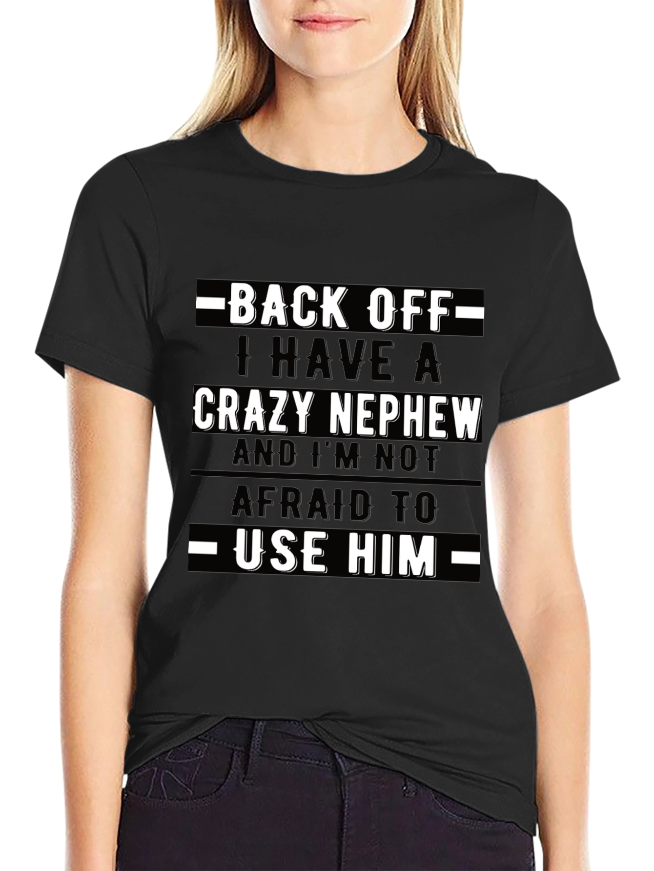 Crazy Nephew Graphic Tee - Funny Uncle/Aunt Shirt
