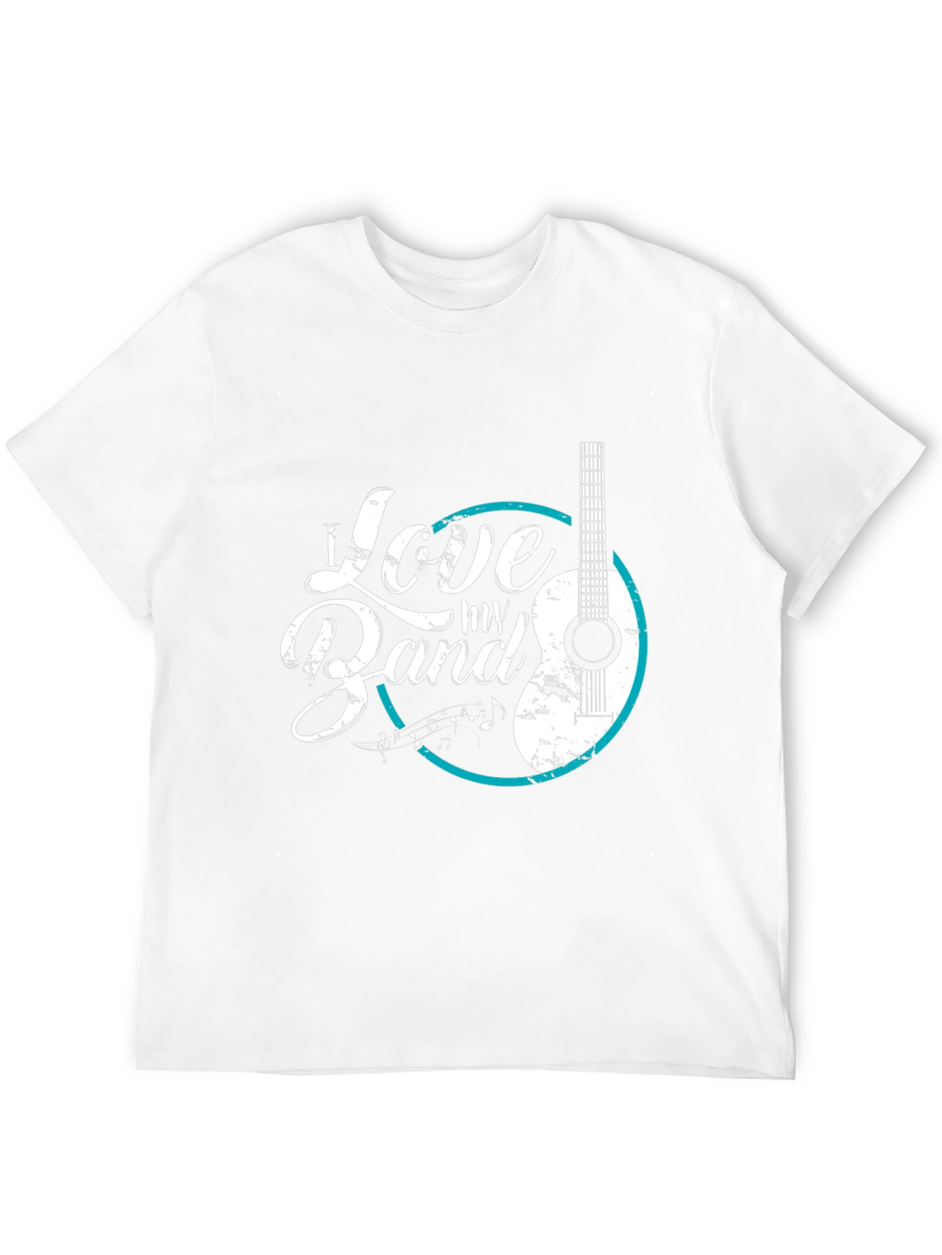 I Love My Band T-Shirt - Guitar Graphic Tee