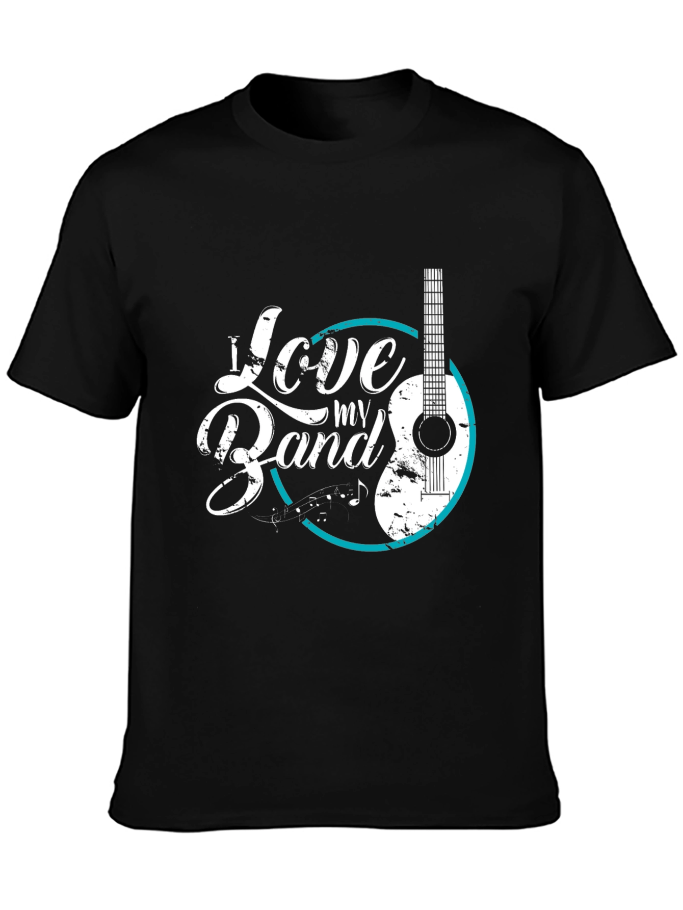 I Love My Band T-Shirt - Guitar Graphic Tee
