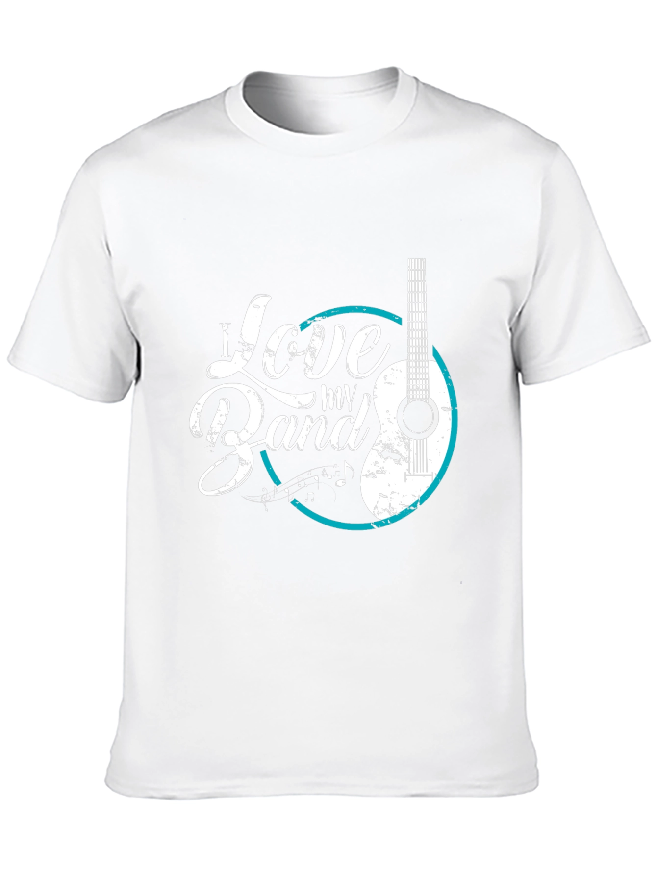 I Love My Band T-Shirt - Guitar Graphic Tee