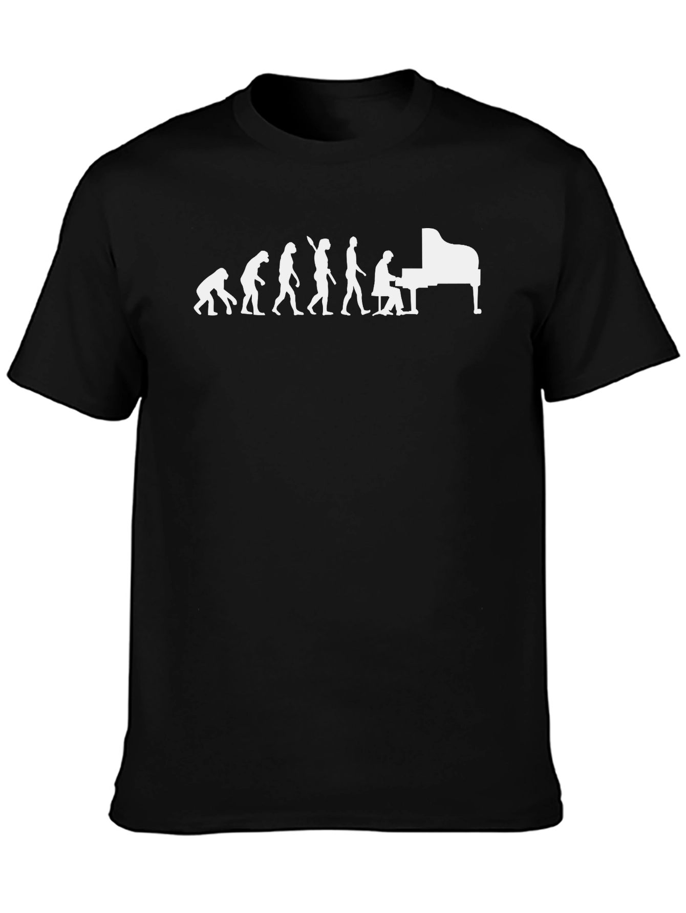 Evolution of Piano Player T-Shirt