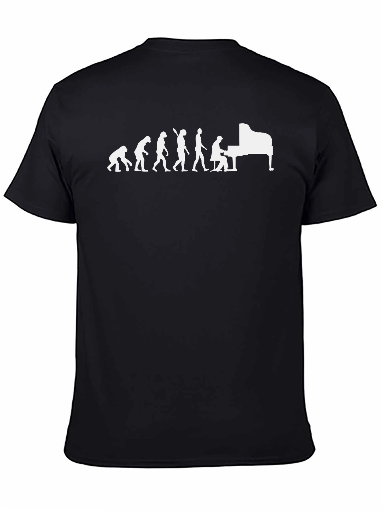 Evolution of Piano Player T-Shirt
