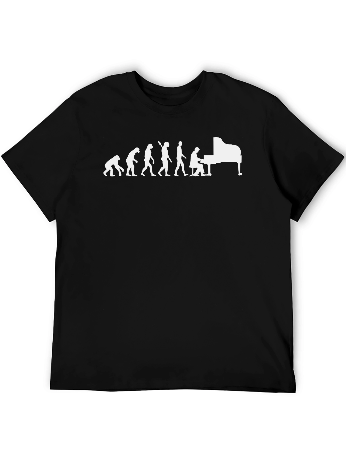 Evolution of Piano Player T-Shirt